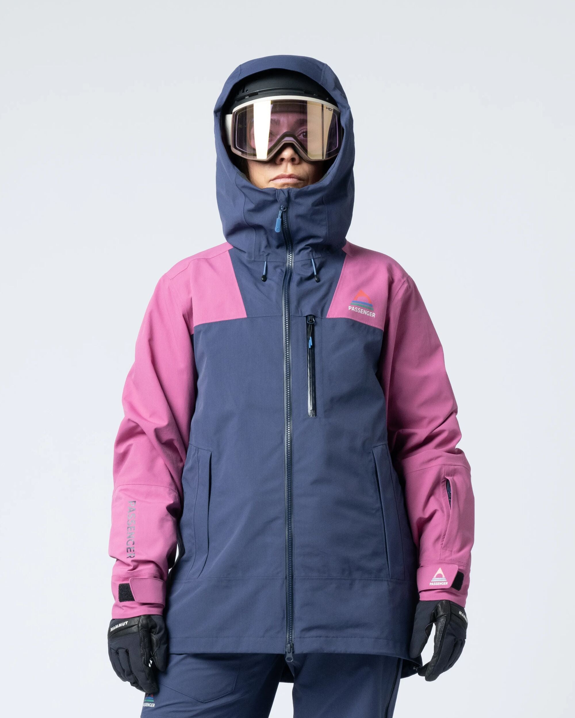 Snowscape Women's Recycled Jacket - Rich Navy - Flatlay