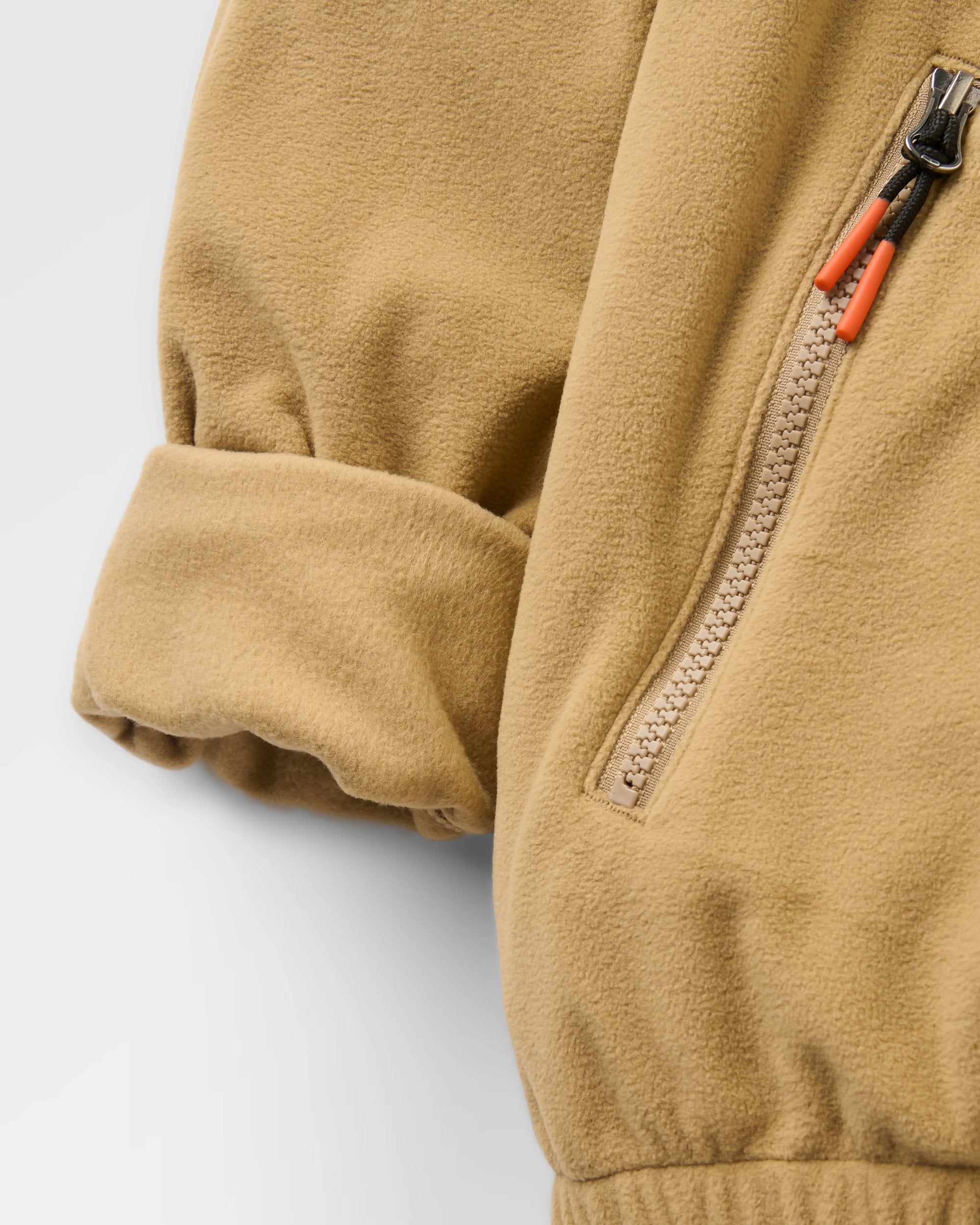 Ayla Micro Polartec® Fleece - Biscuit - Flatlay