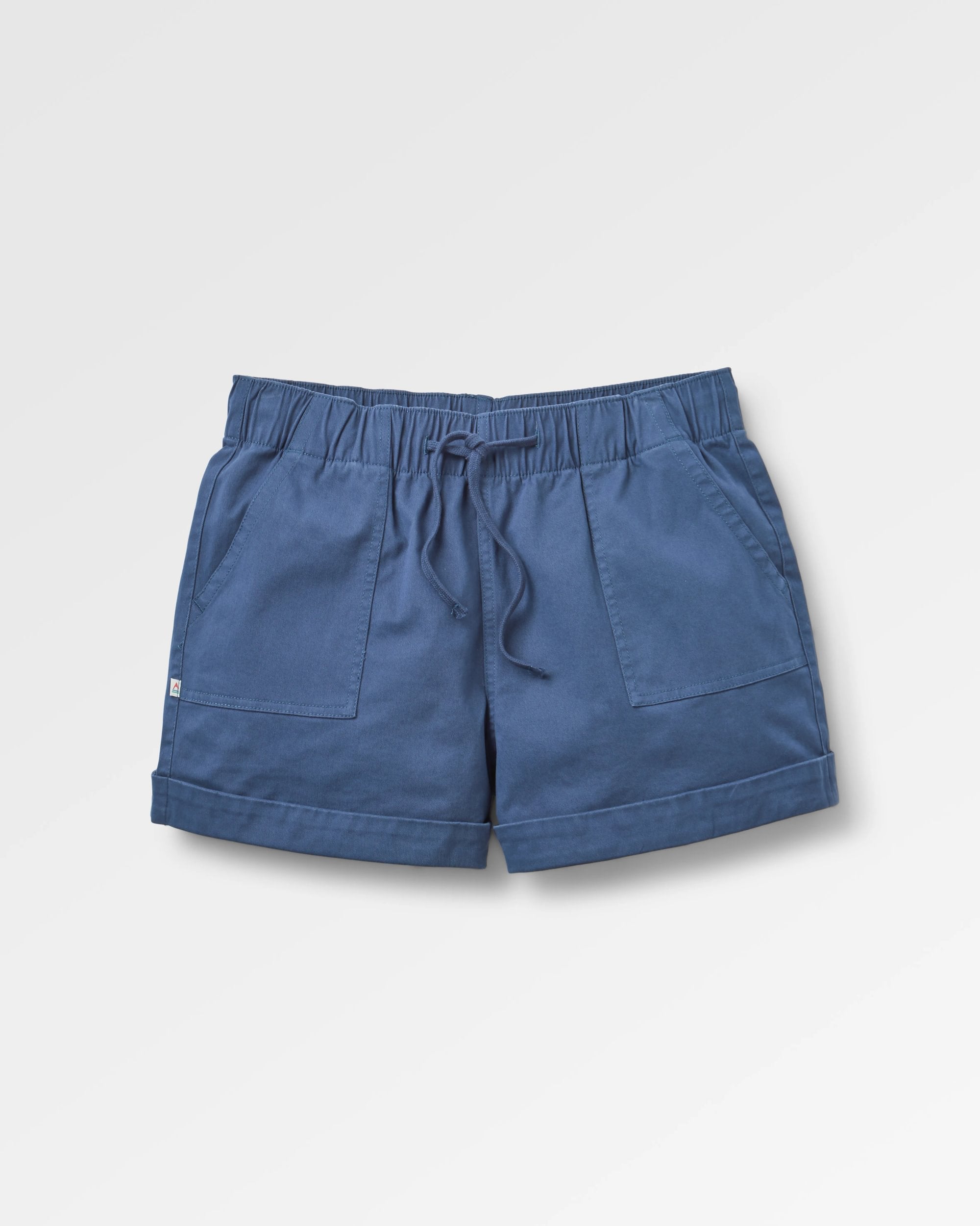Carriso Organic Cotton Short - Dark Denim - Flatlay
