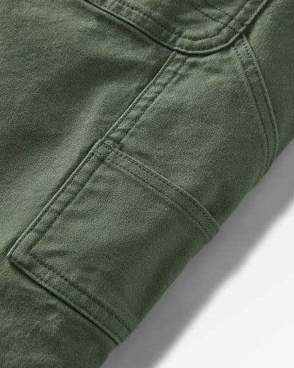 Vantage Organic Cotton Dungaree - Khaki - Flatlay