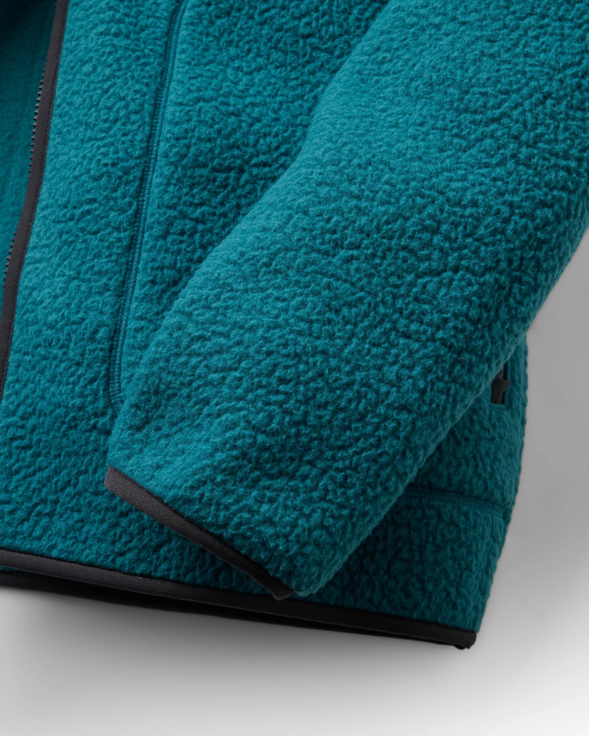 Ventura Full Zip Sherpa Fleece - Mediterranean - Flatlay