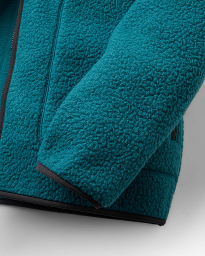 Ventura Full Zip Sherpa Fleece - Mediterranean - Flatlay