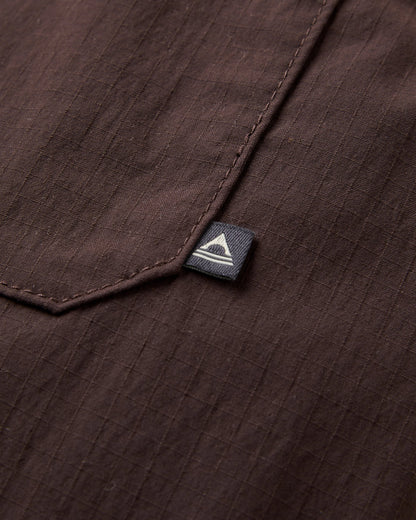 Patrol Ripstop Utility Shirt - Espresso - Flatlay