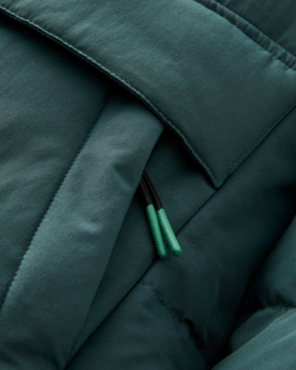 Nook Insulated Jacket - Dark Fern  - Flatlay