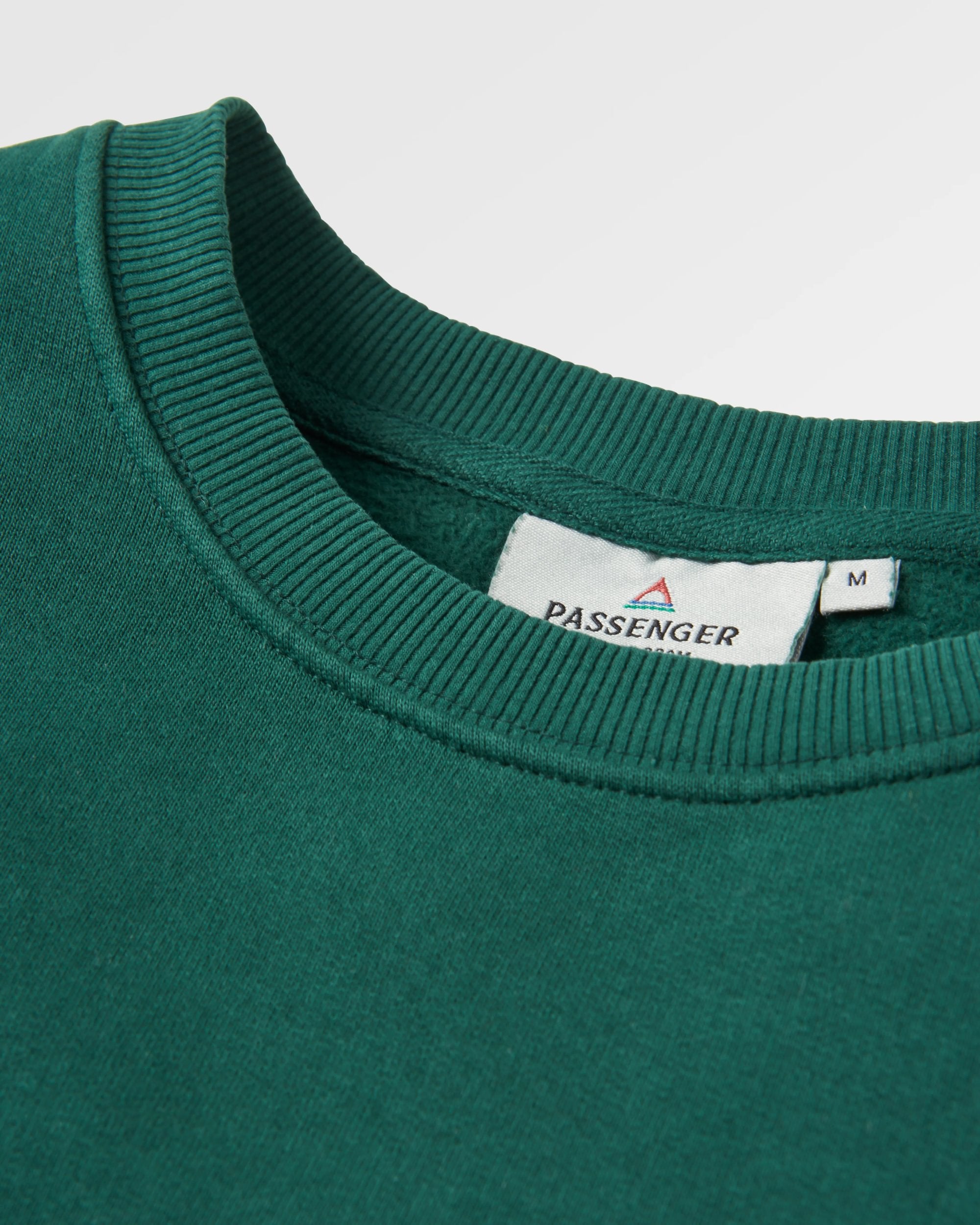 Yuca Recycled Cotton Sweatshirt - Rain Forest - Flatlay