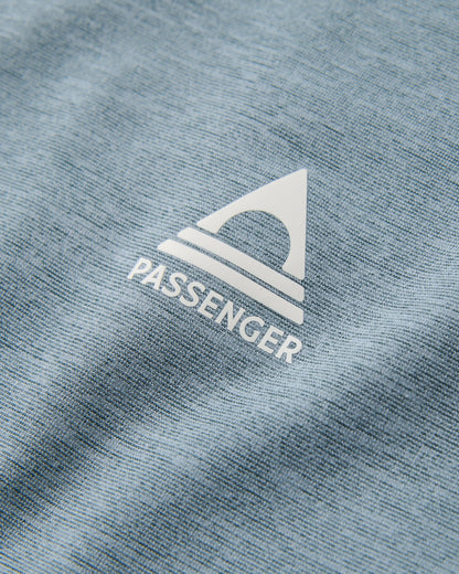 Sunvale Lightweight Surf T-Shirt - Storm Grey Marl - Flatlay