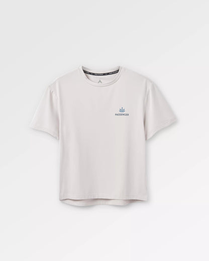Align Active Recycled T-Shirt - Vintage White - Flatlay
