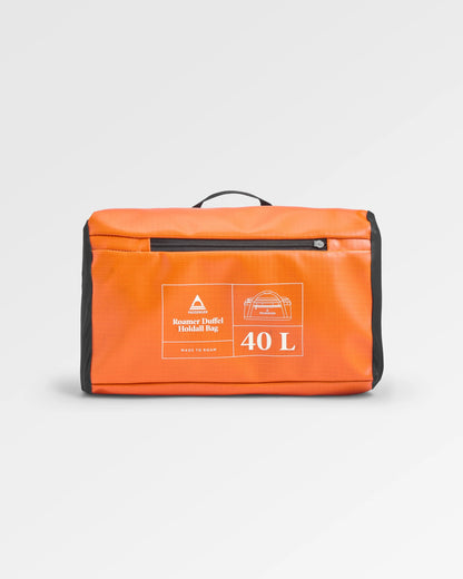 Roamer 40L Duffel Bag - Sunrise Orange - Flatlay