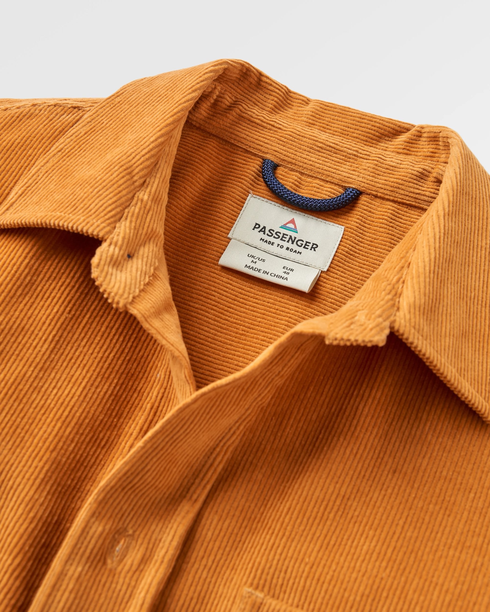 Backcountry Short Sleeve Cord Shirt - Spruce Yellow - Flatlay