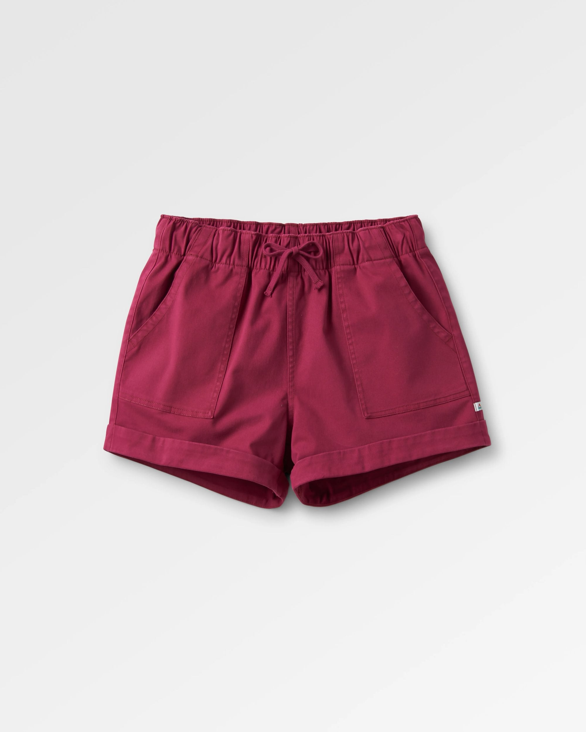 Carriso Organic Cotton Short - Cranberry - Flatlay