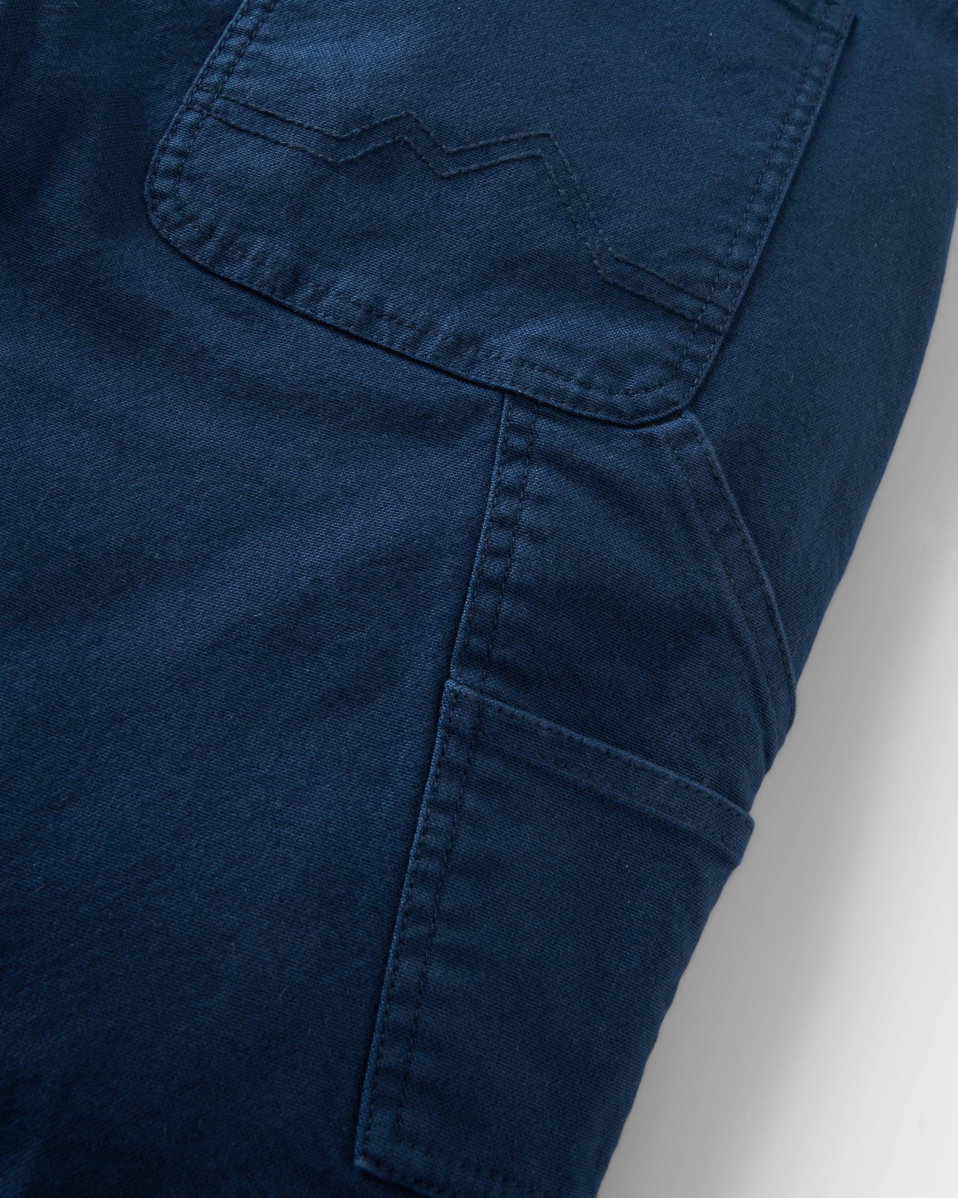 Vantage 2.0 Organic Cotton Trouser - Rich Navy - Flatlay