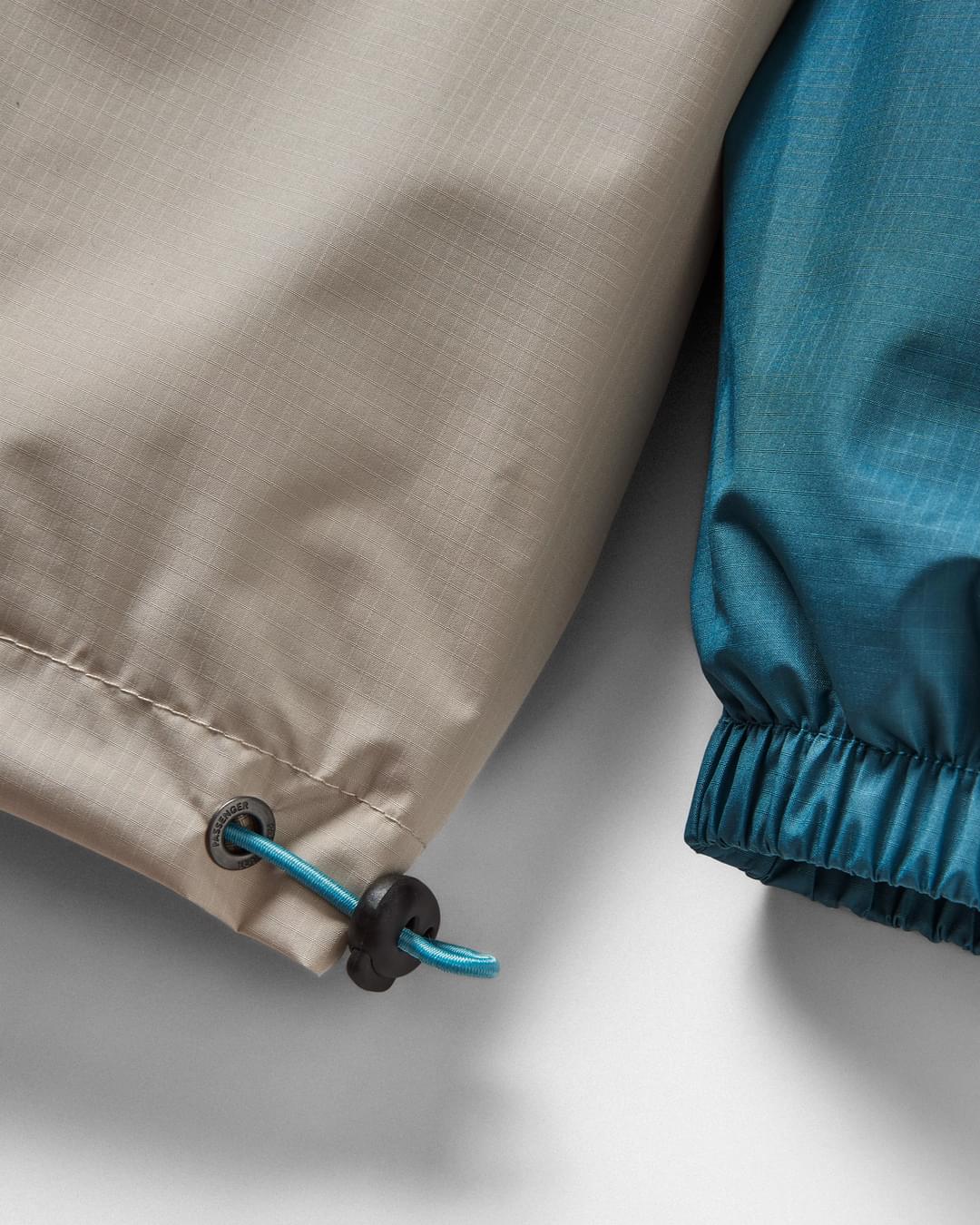 Eden Recycled Oversized Water Resistant Jacket - Feather - Flatlay