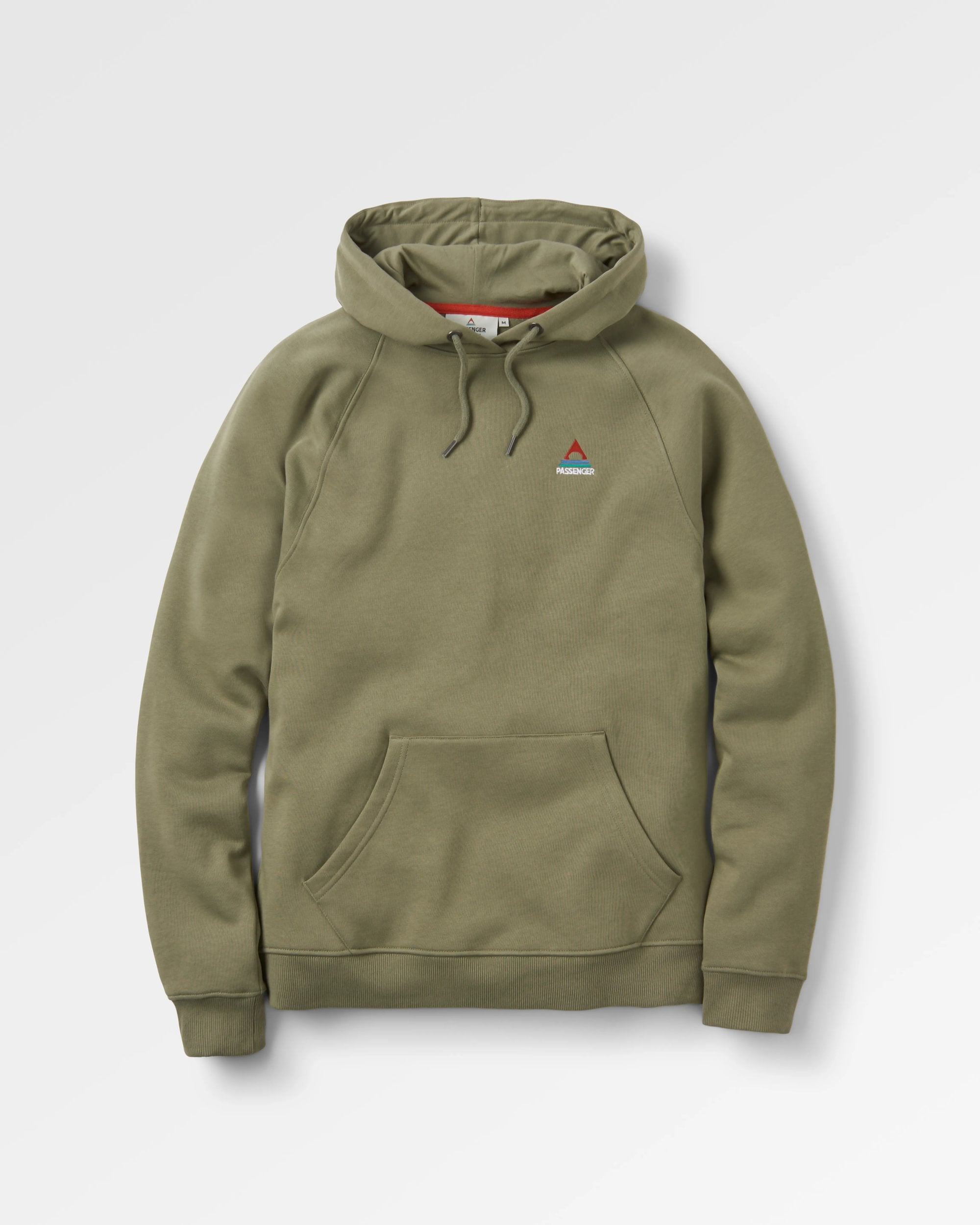 Vita Organic Cotton Hoodie - Dusty Olive - Flatlay