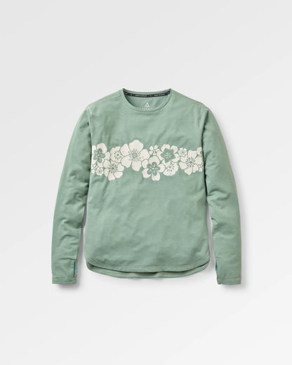 Roamscreen UPF50 Women's LS T-Shirt - Pistachio - Flatlay