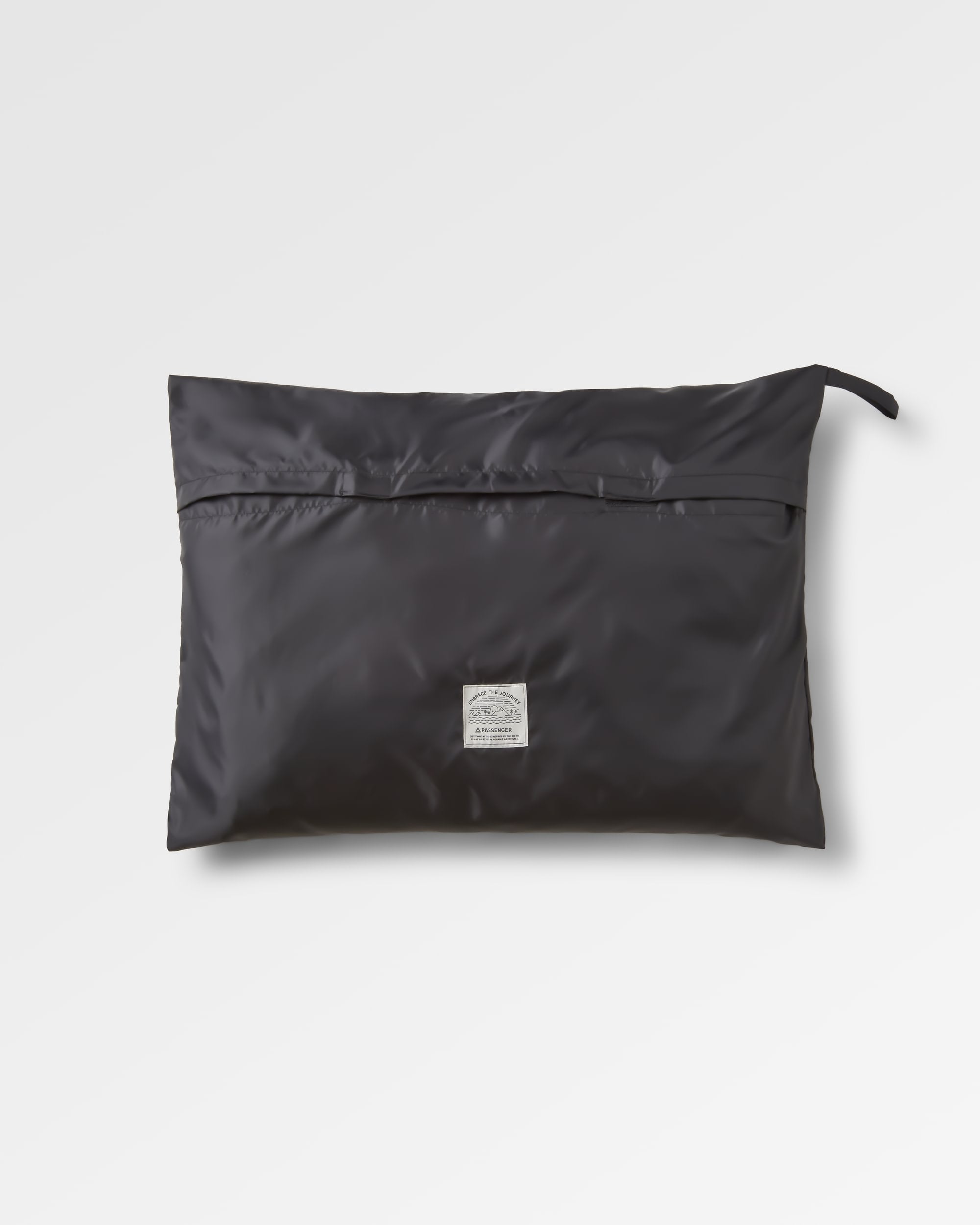 Waves Recycled Sherpa-Lined Changing Robe - Deep Blue Camo Pattern - Flatlay