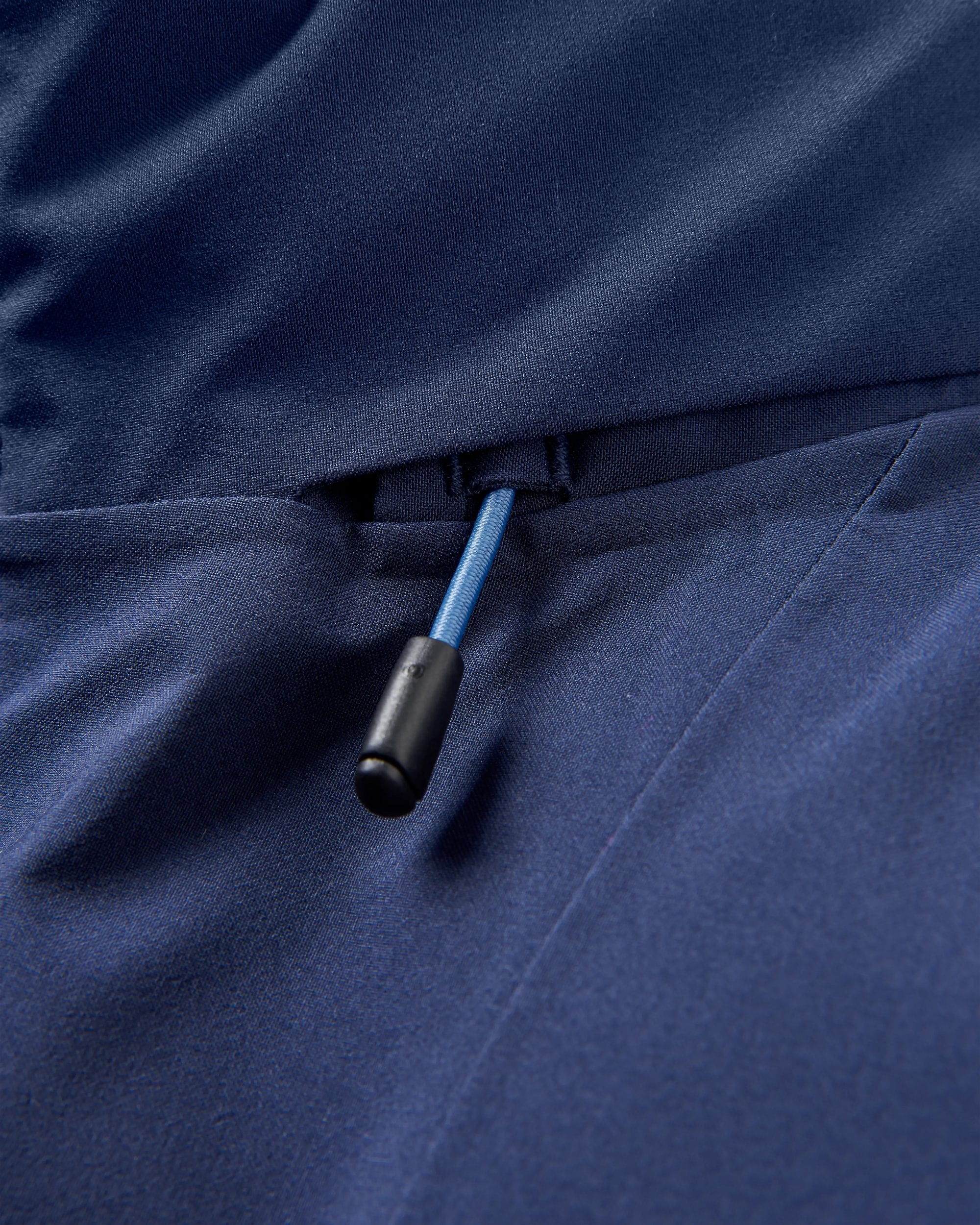 Skyline Recycled Waterproof Anorak - Rich Navy - Flatlay