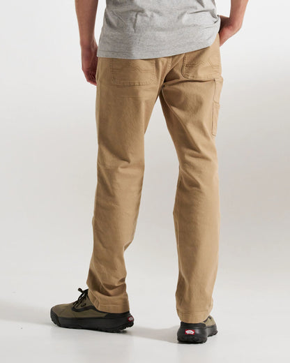 Vantage Organic Cotton Trouser - Biscuit - Studio Model