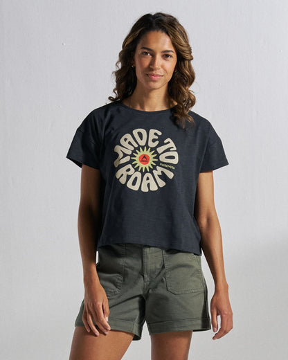Easy Days Organic Cotton T-Shirt - Black - Studio Model