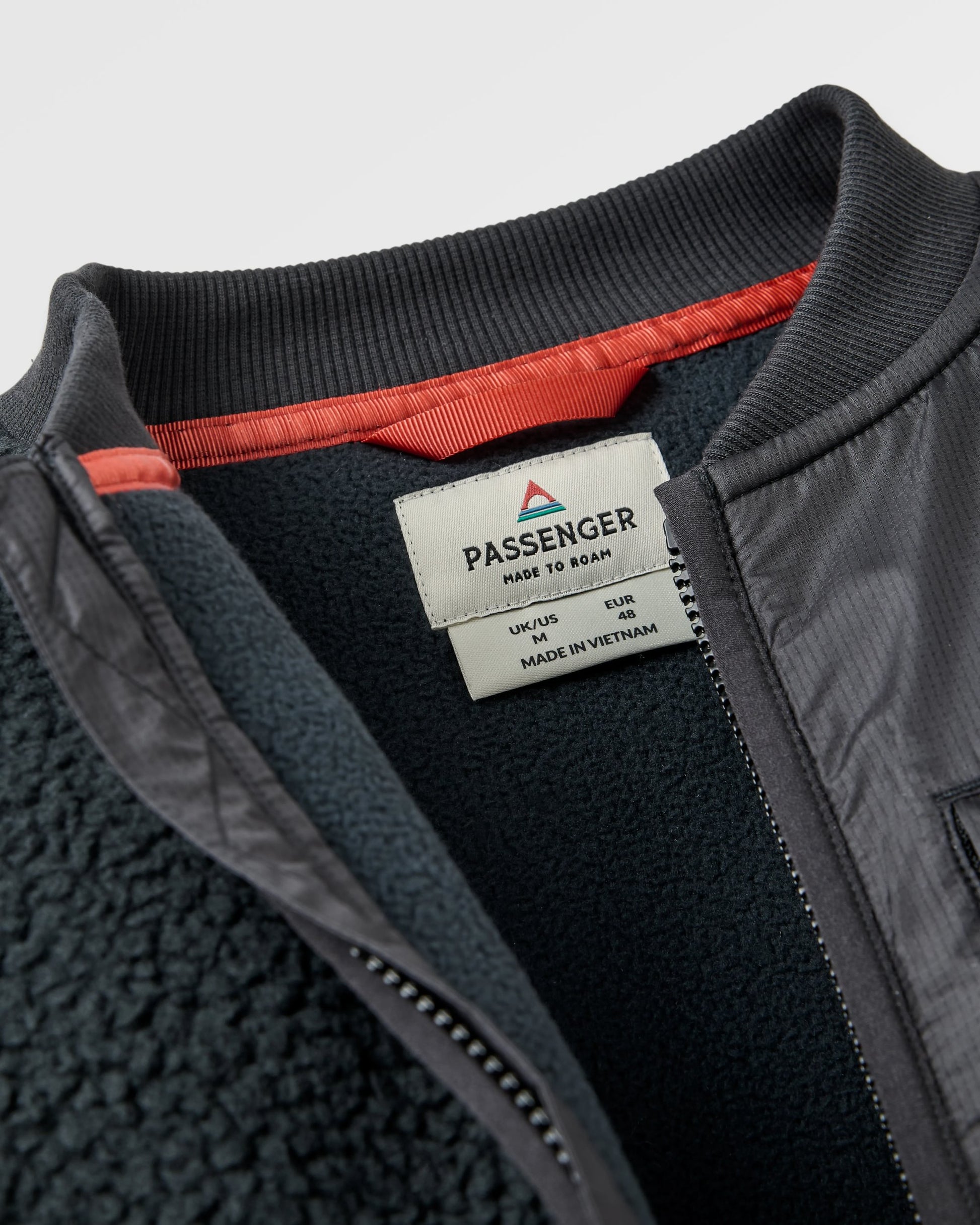 Reconnect Recycled Sherpa Fleece - Black - Flatlay
