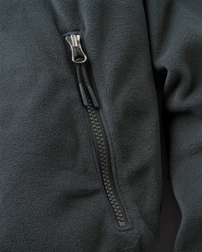 Ayla Micro Polartec® Fleece - Black - Flatlay