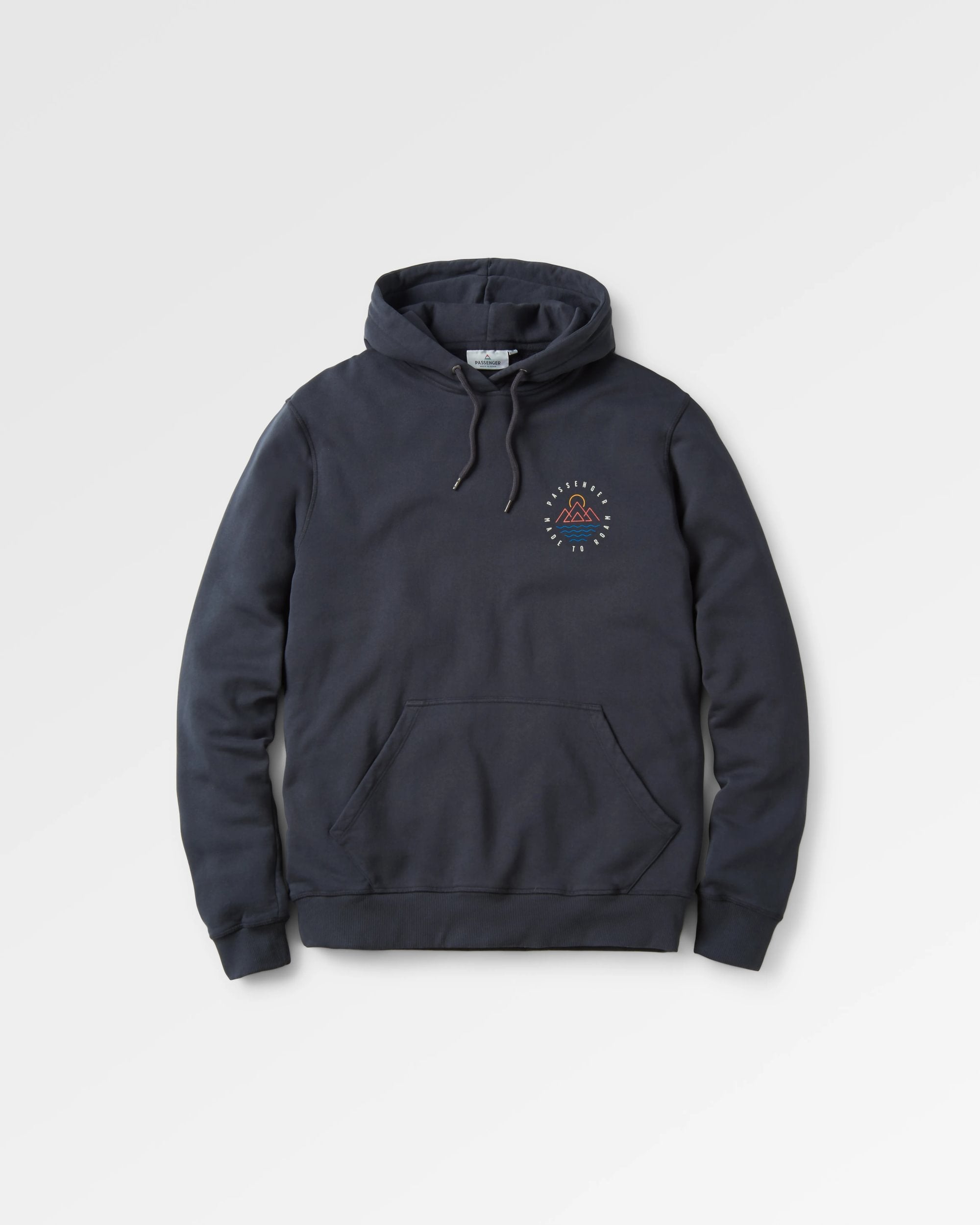 Escapism Hoodie - Black - Flatlay