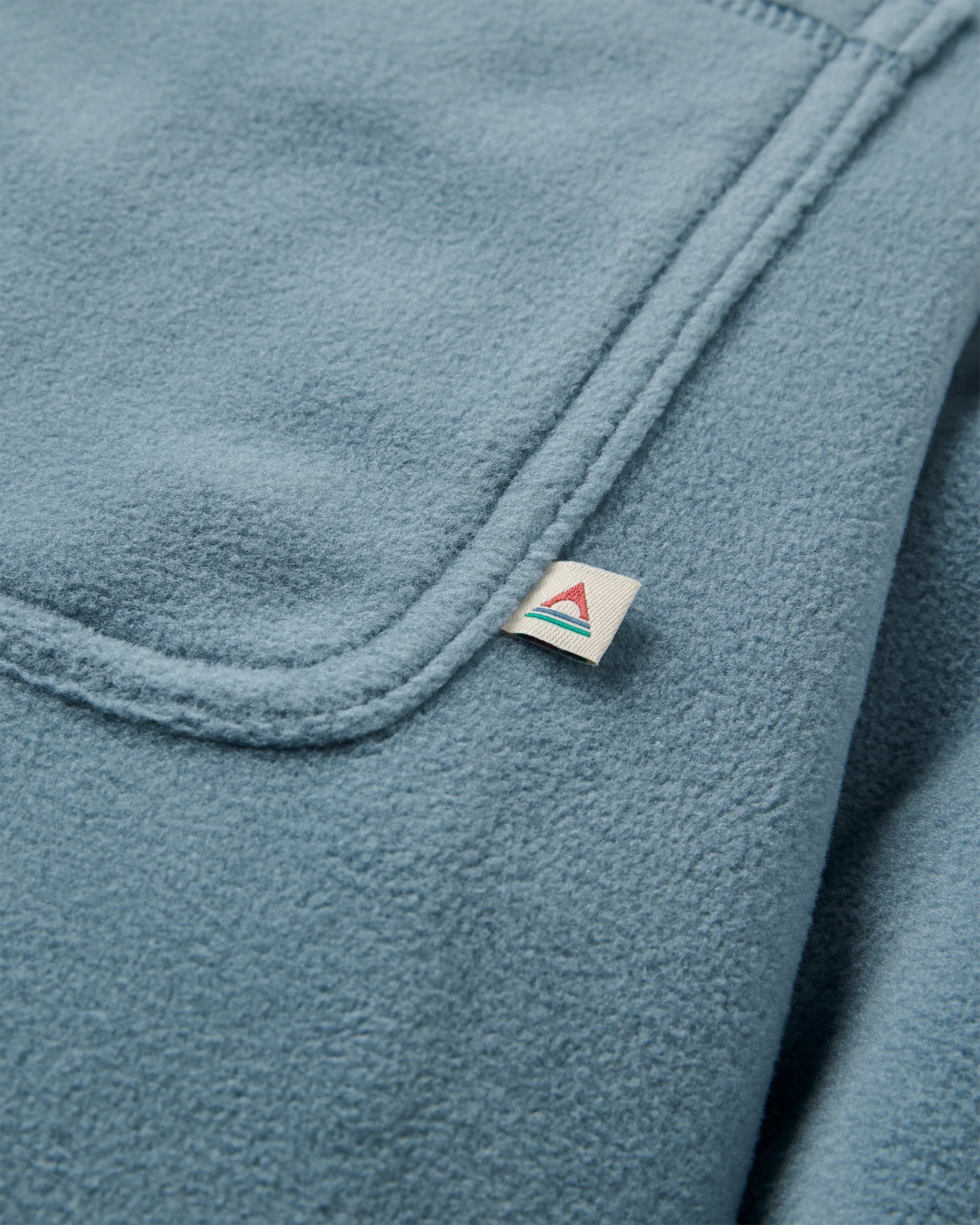 Adapt Polartec® Overshirt - Stormy Blue - Flatlay