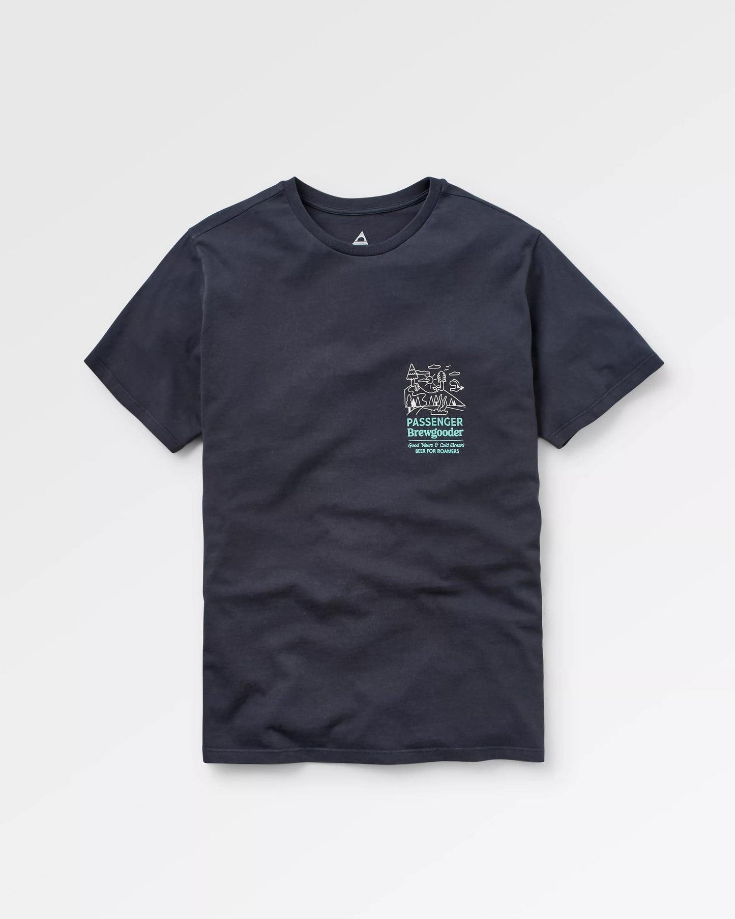 Brews & Views T-Shirt Passenger X Brewgooder - Black - Flatlay