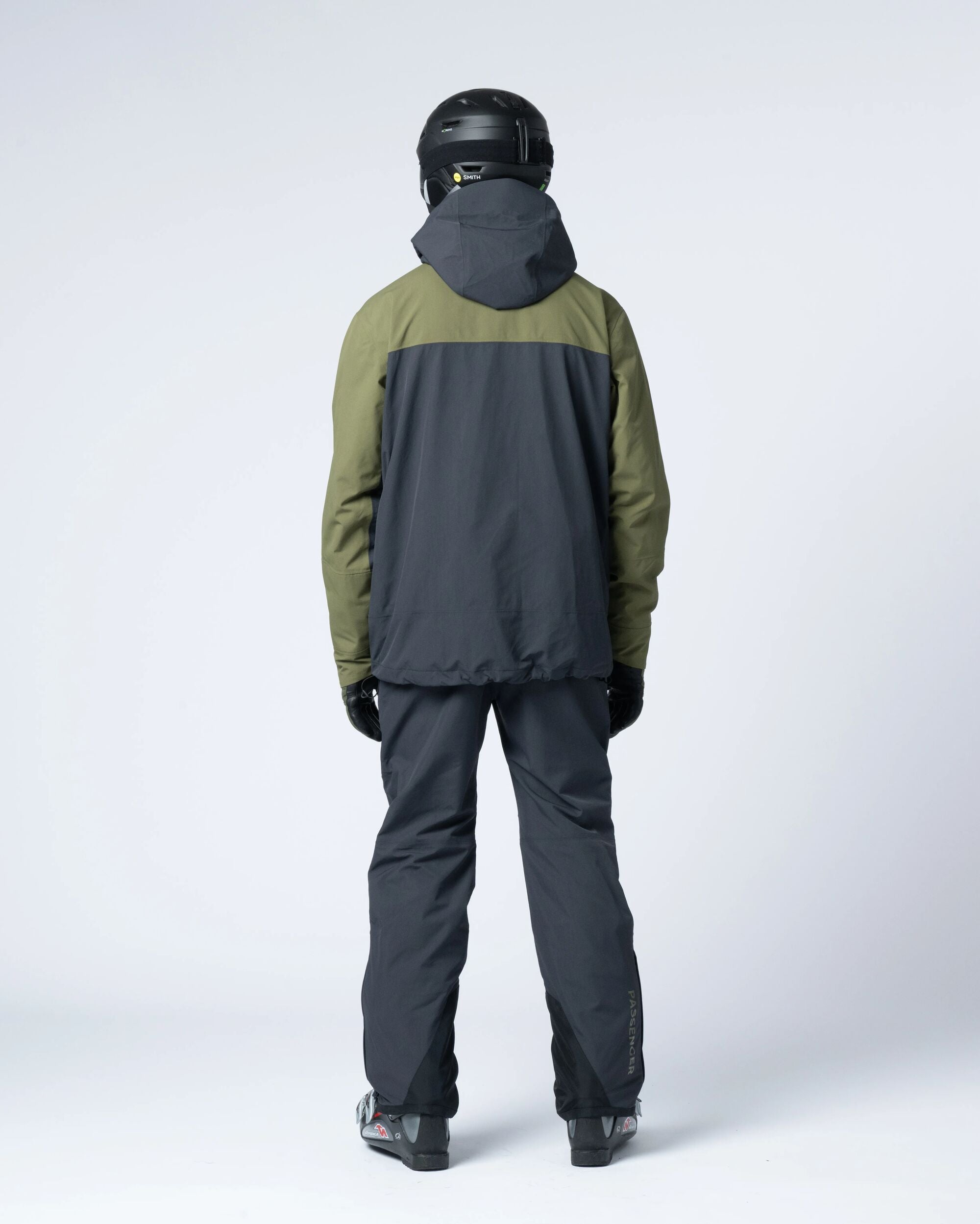 Snowscape Men's Recycled Jacket - Black - Flatlay