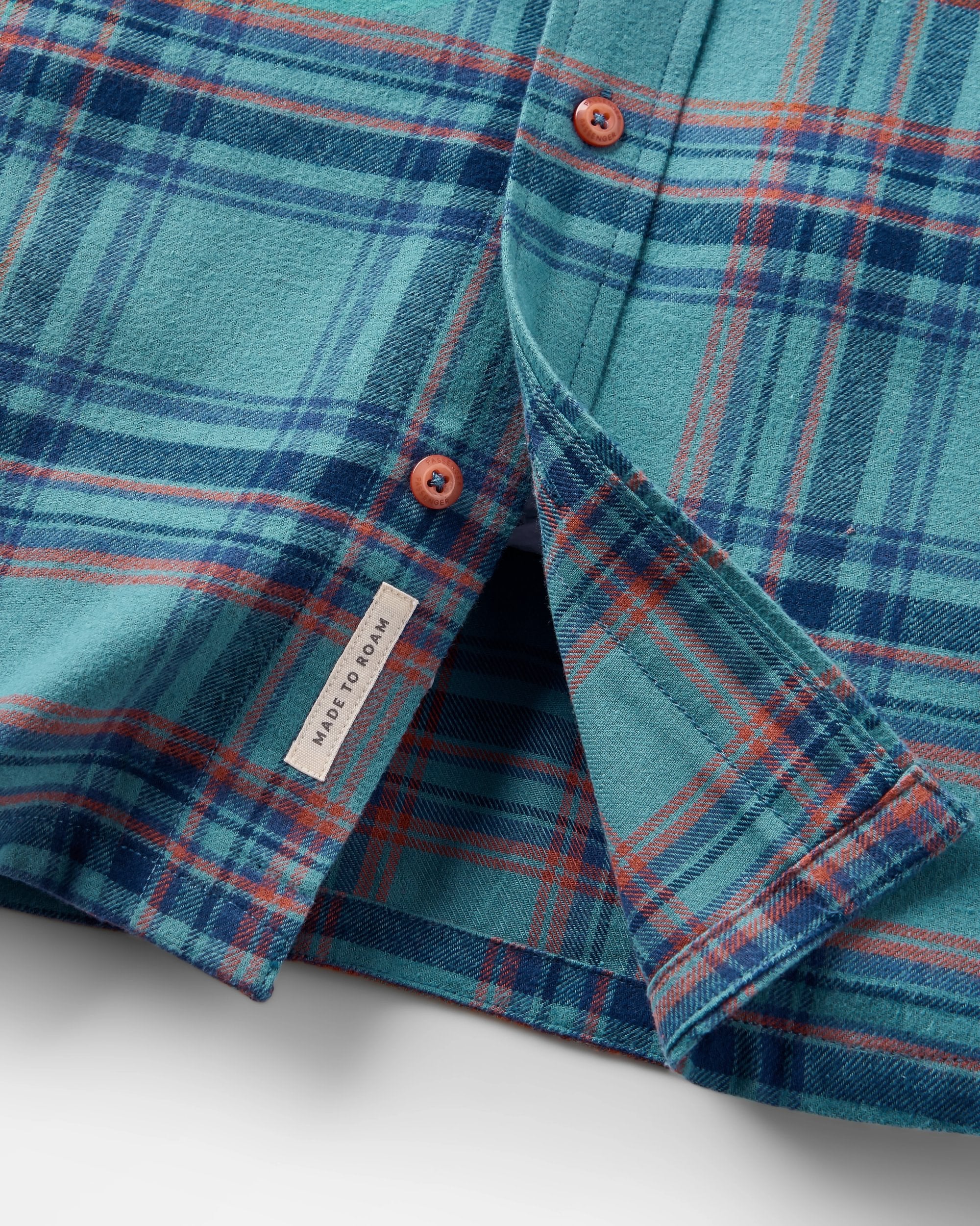 Backcountry Check Light Shirt - Arctic Check - Flatlay