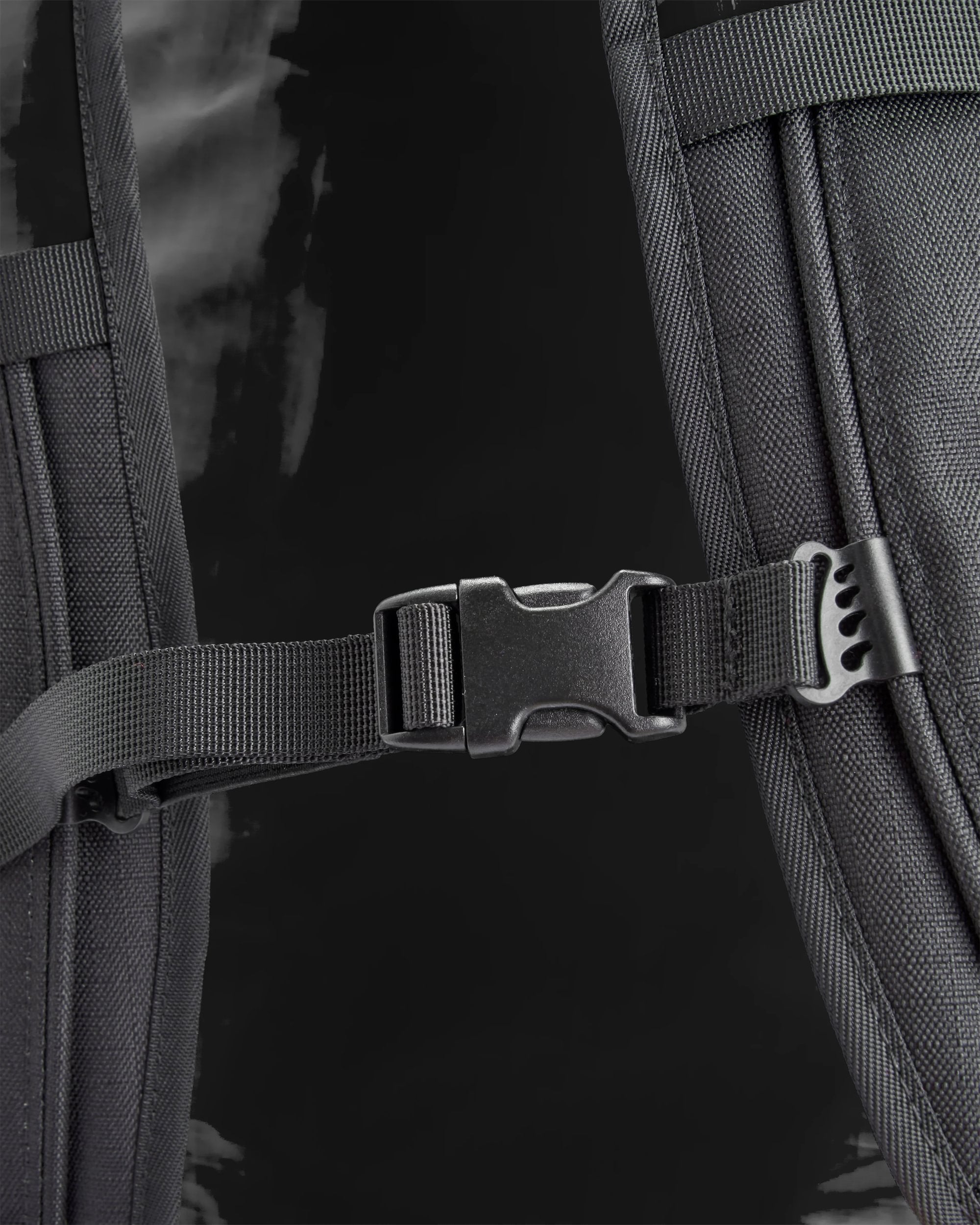 Roamer Recycled 40L Duffel Bag - Black - Flatlay