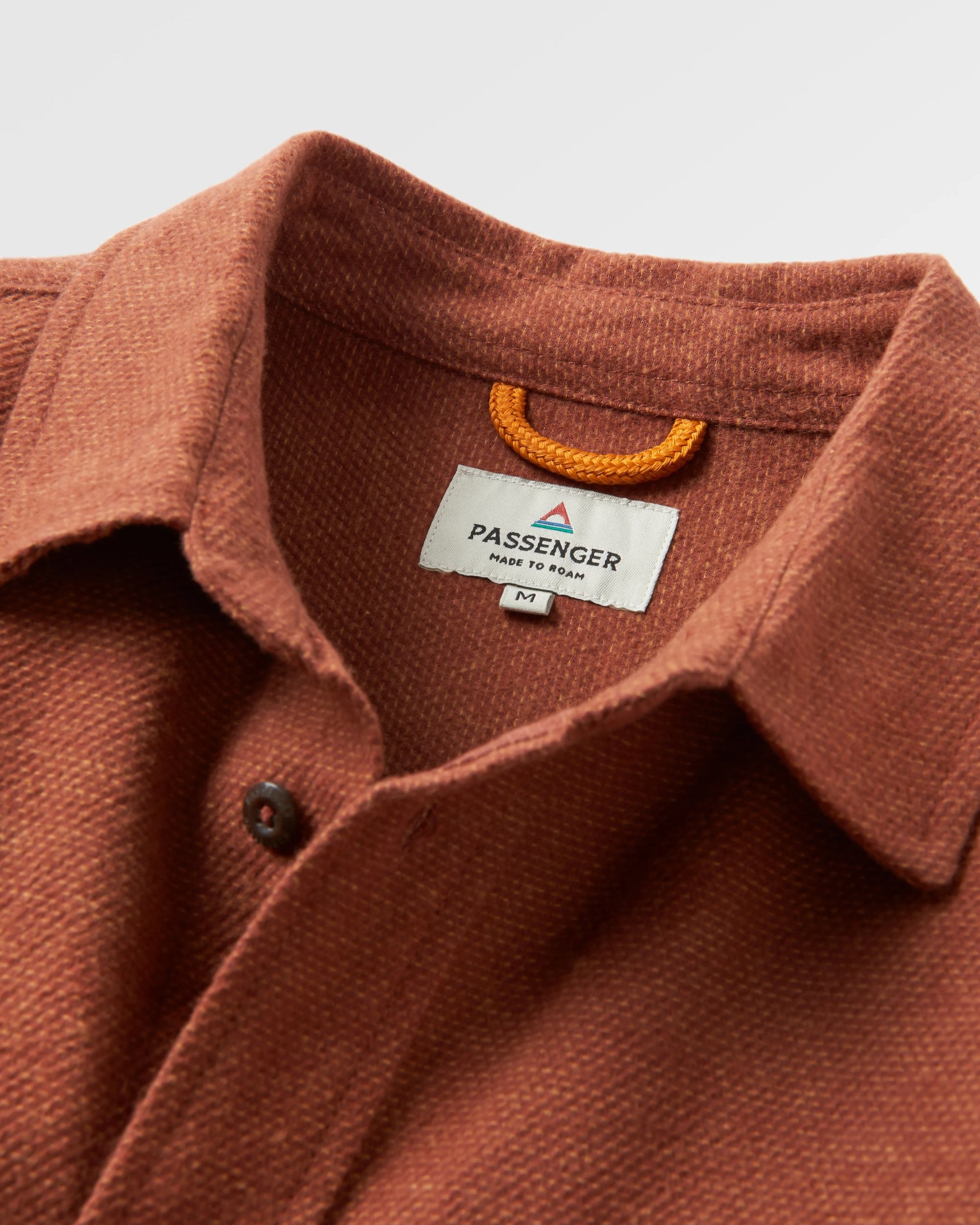Backcountry Flannel Shirt - Cappuccino/Dusty Ochre - Flatlay