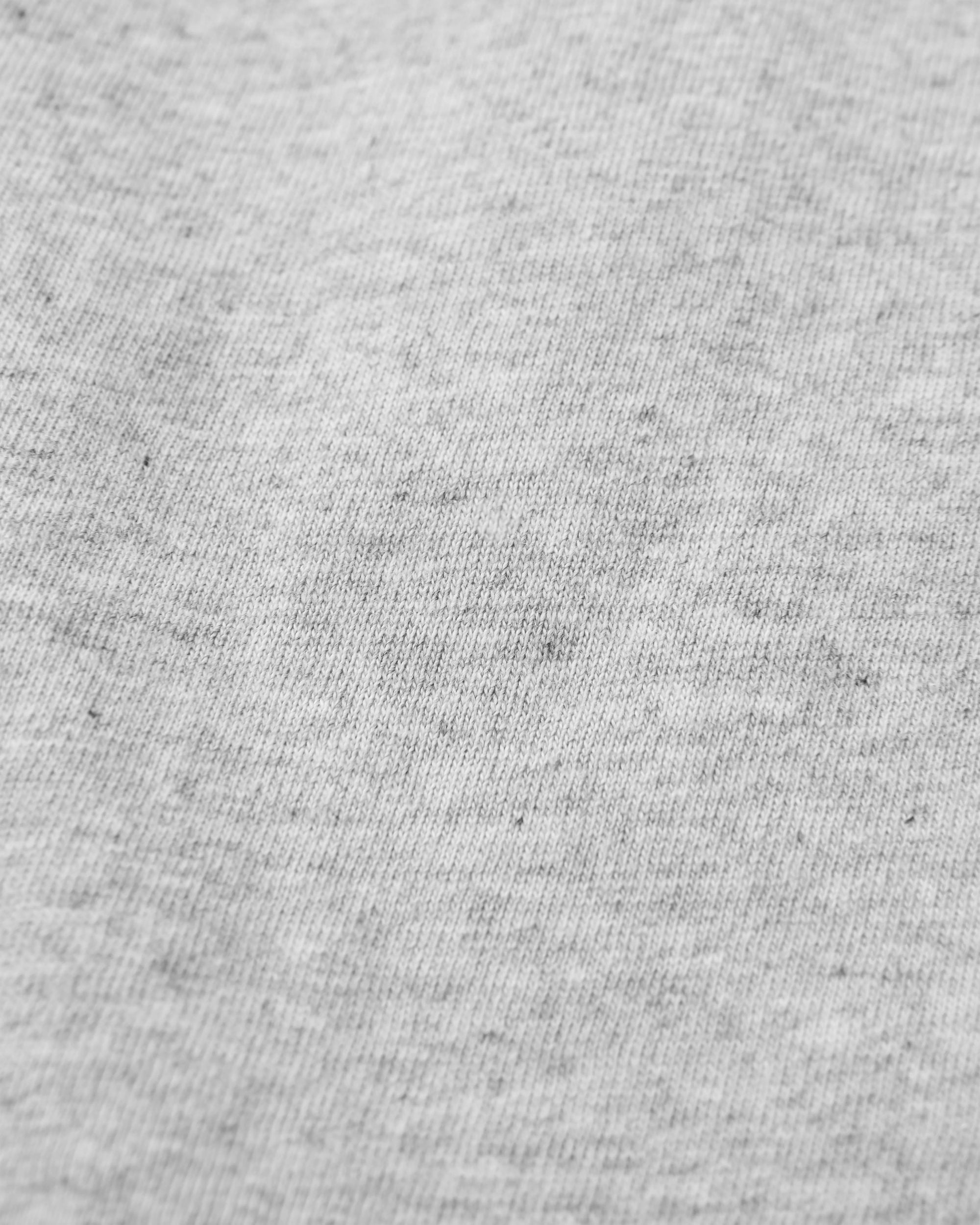 Passenger Recycled Cotton T-Shirt - Grey Marl - Flatlay