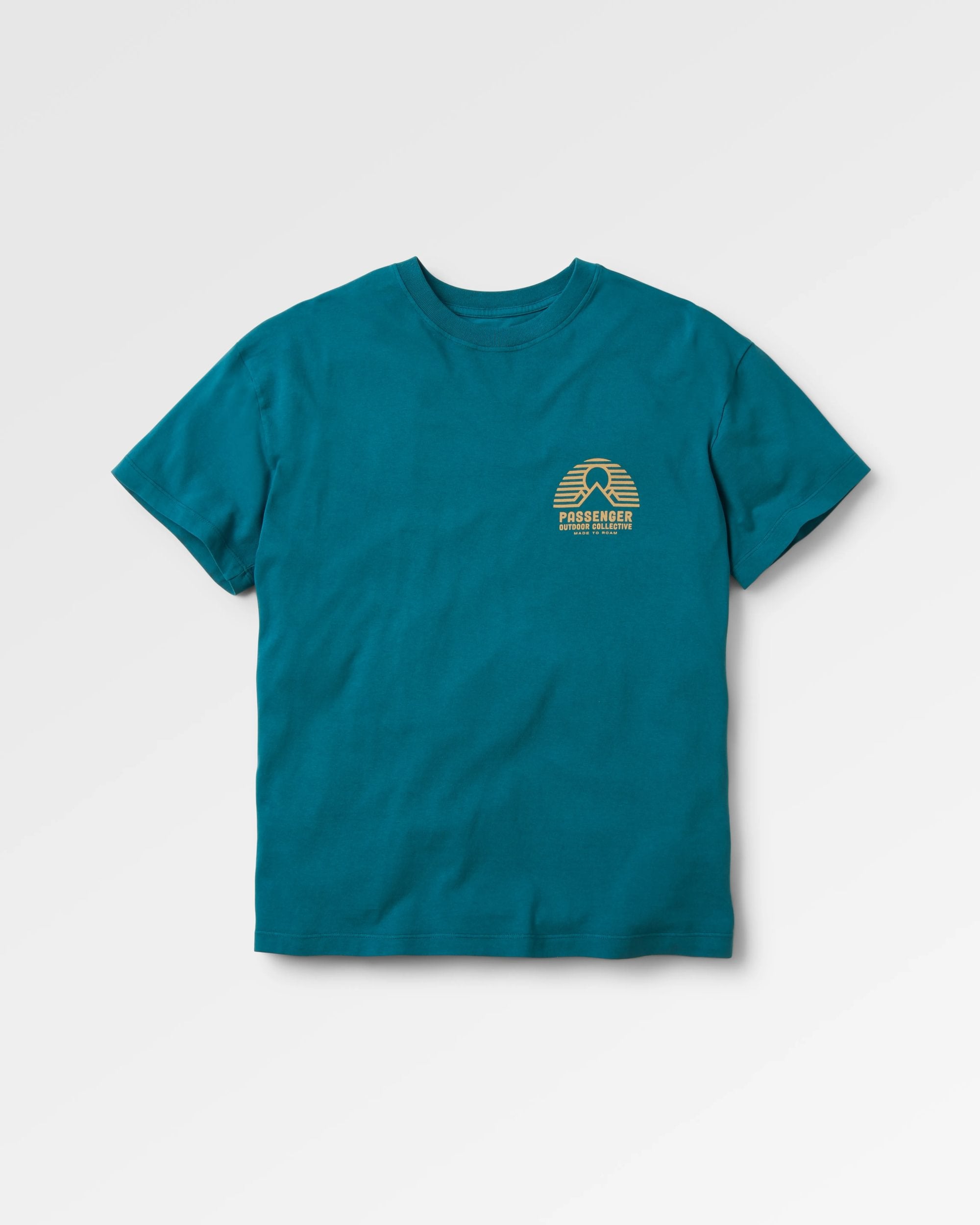 Elbio Recycled Relaxed Fit T-Shirt - Mediterranean - Flatlay