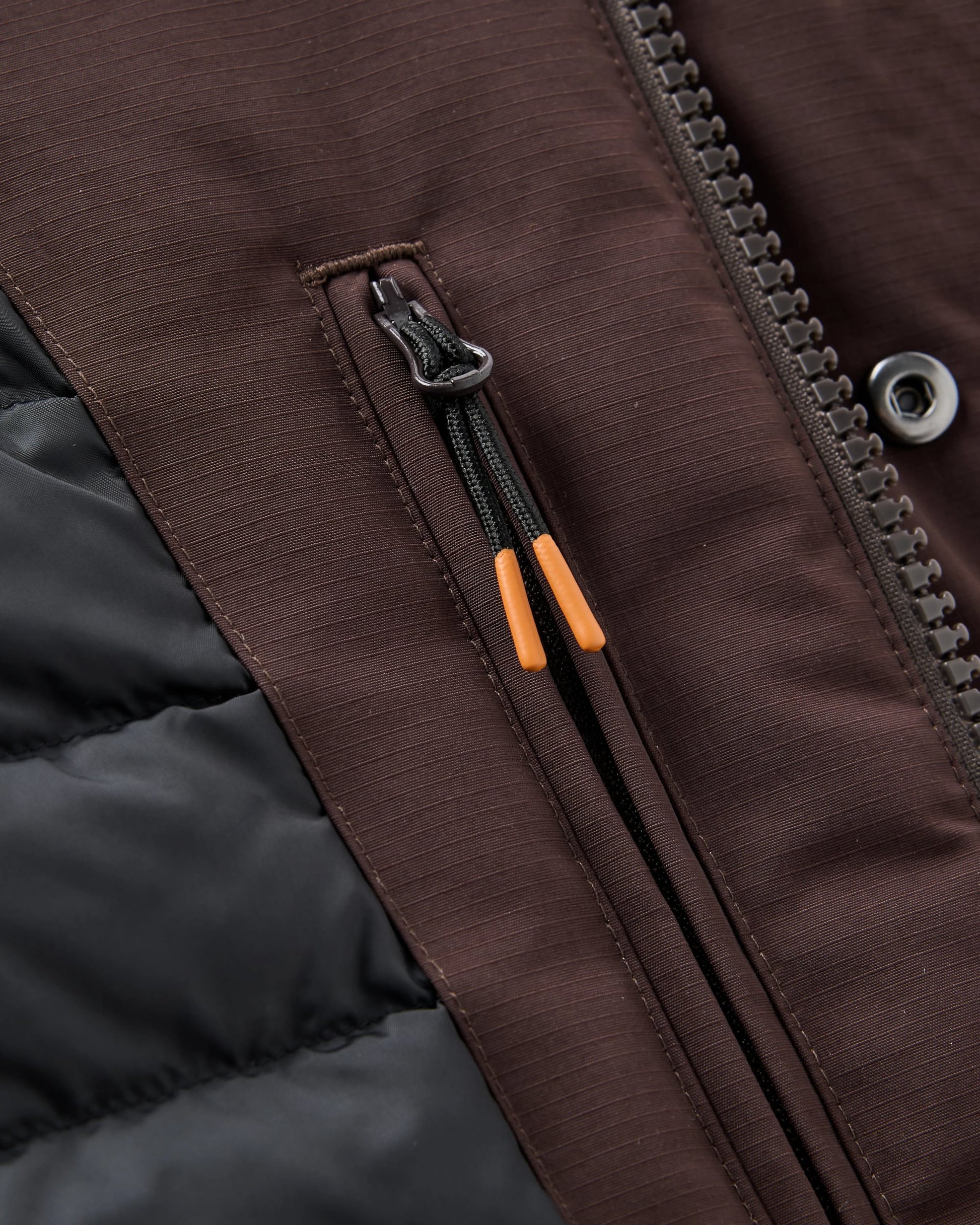 Explorer Recycled Waterproof Down Parka - Espresso - Flatlay