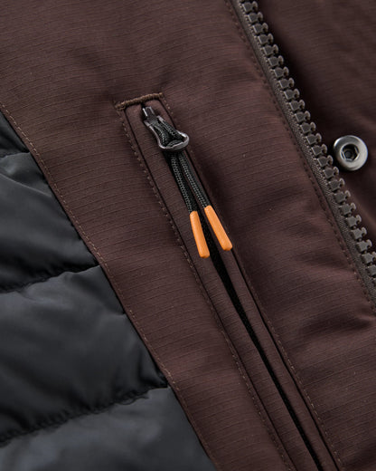 Explorer Recycled Waterproof Down Parka - Espresso - Flatlay