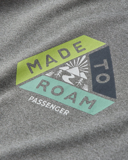 Cool Down Active T-shirt - Grey Marl - Flatlay