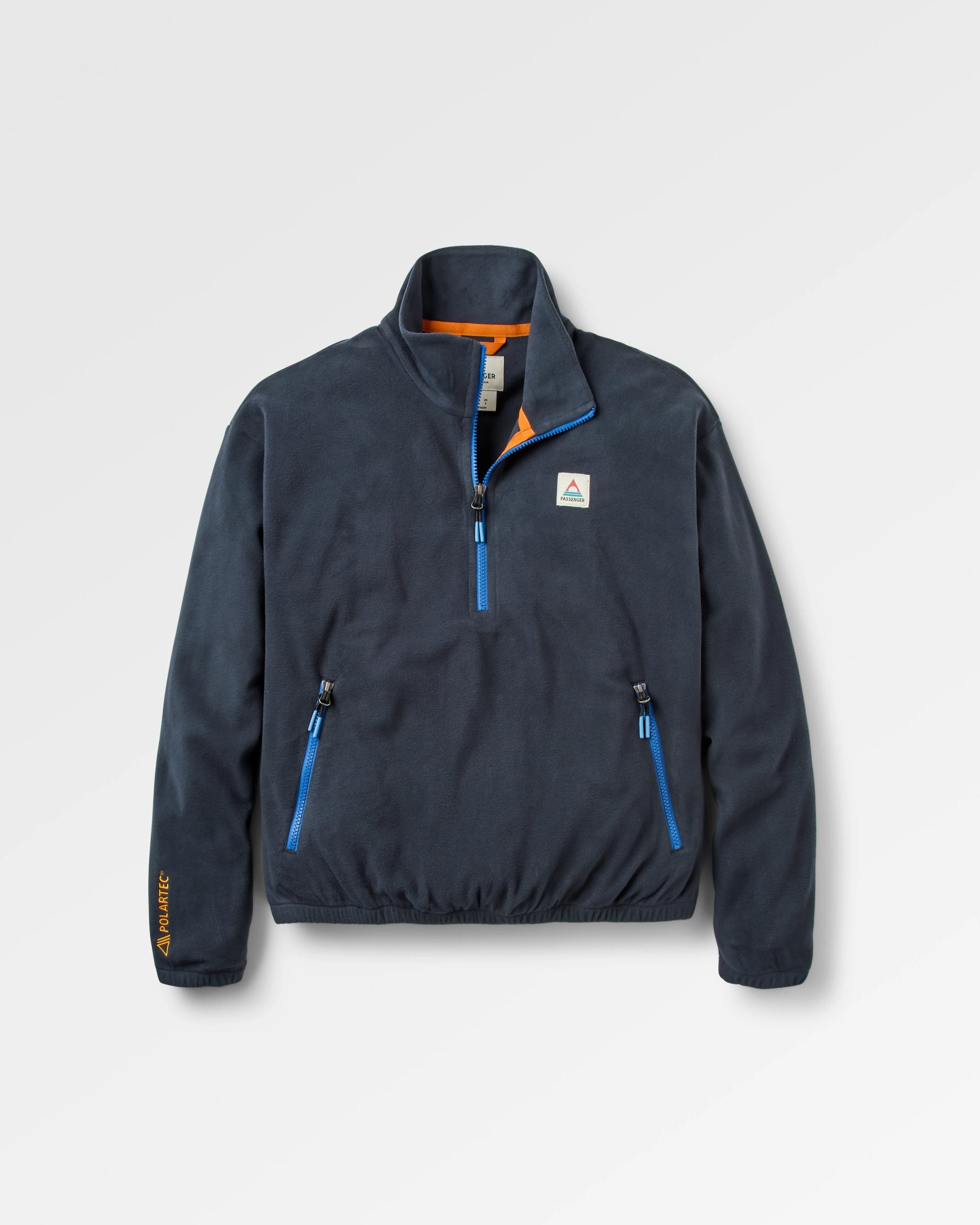 Ayla Recycled Micro Polartec® Fleece - Black - Flatlay