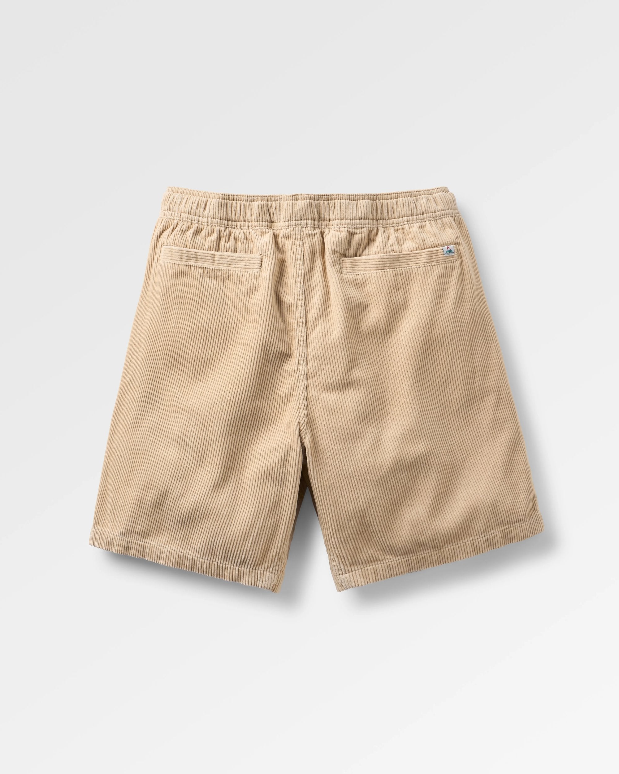 Shack Cord Short - Stone - Flatlay