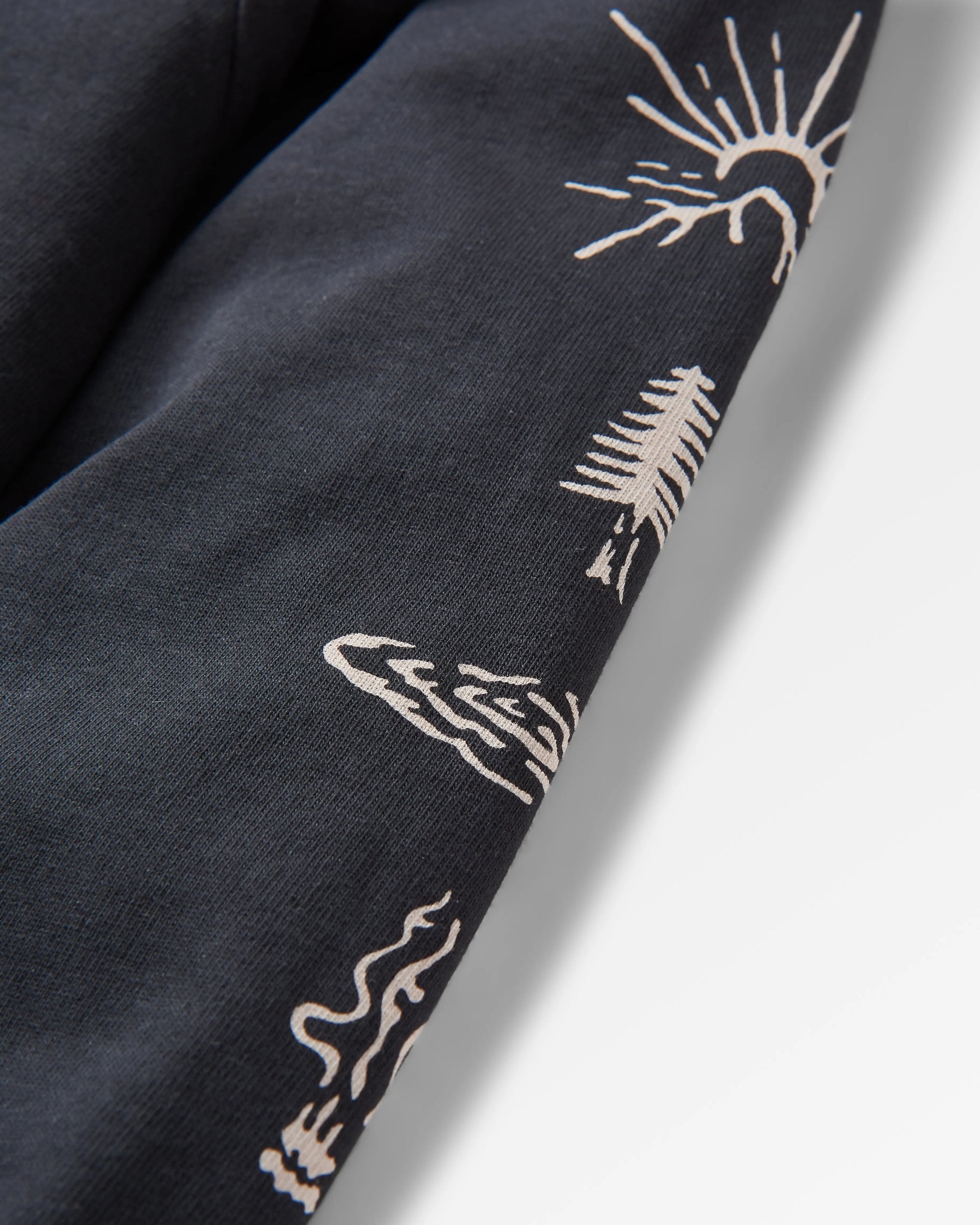 Dawn Recycled Cotton LS T-Shirt - Black - Flatlay