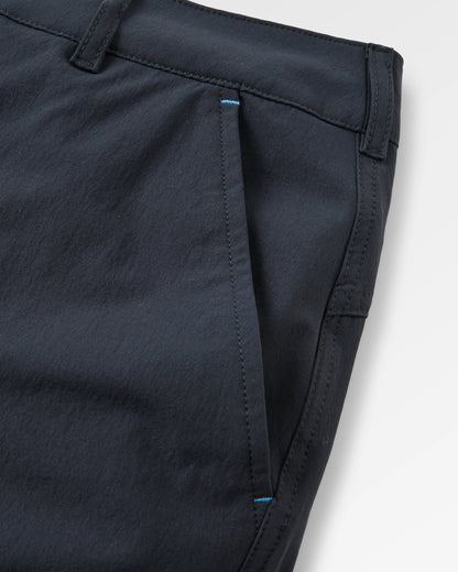 365 Trail Roll Up Trouser - Black - Flatlay