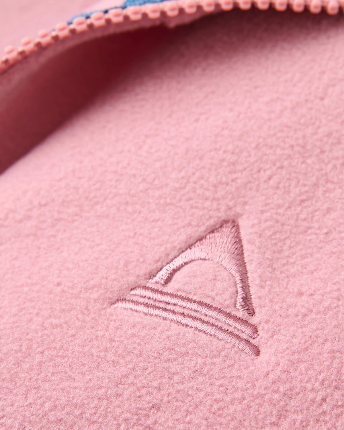 Ayla Micro Polartec® 1/4 Zip Fleece - Pink Haze - Flatlay