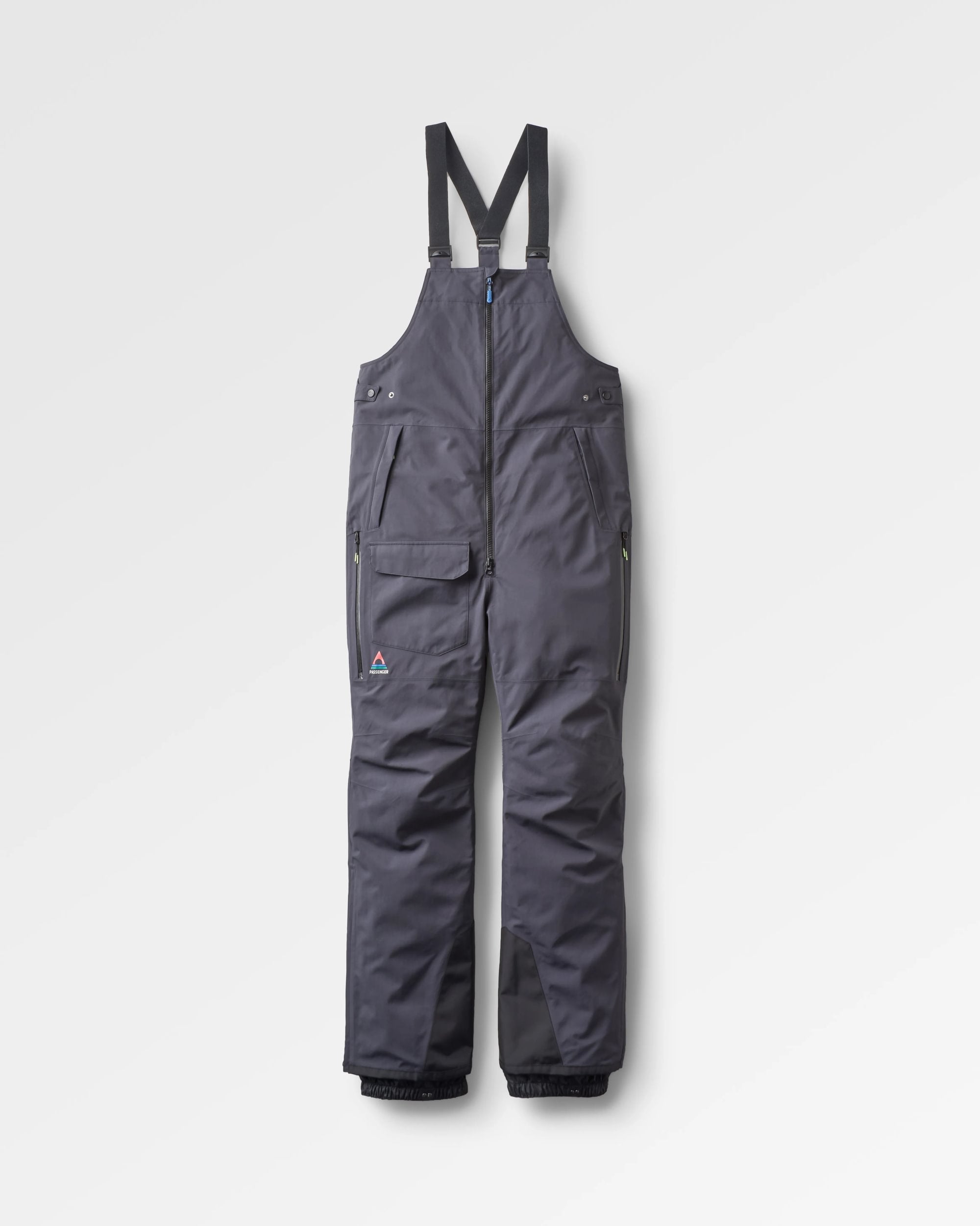 Snowscape Men's Recycled Bibpant - Black - Flatlay