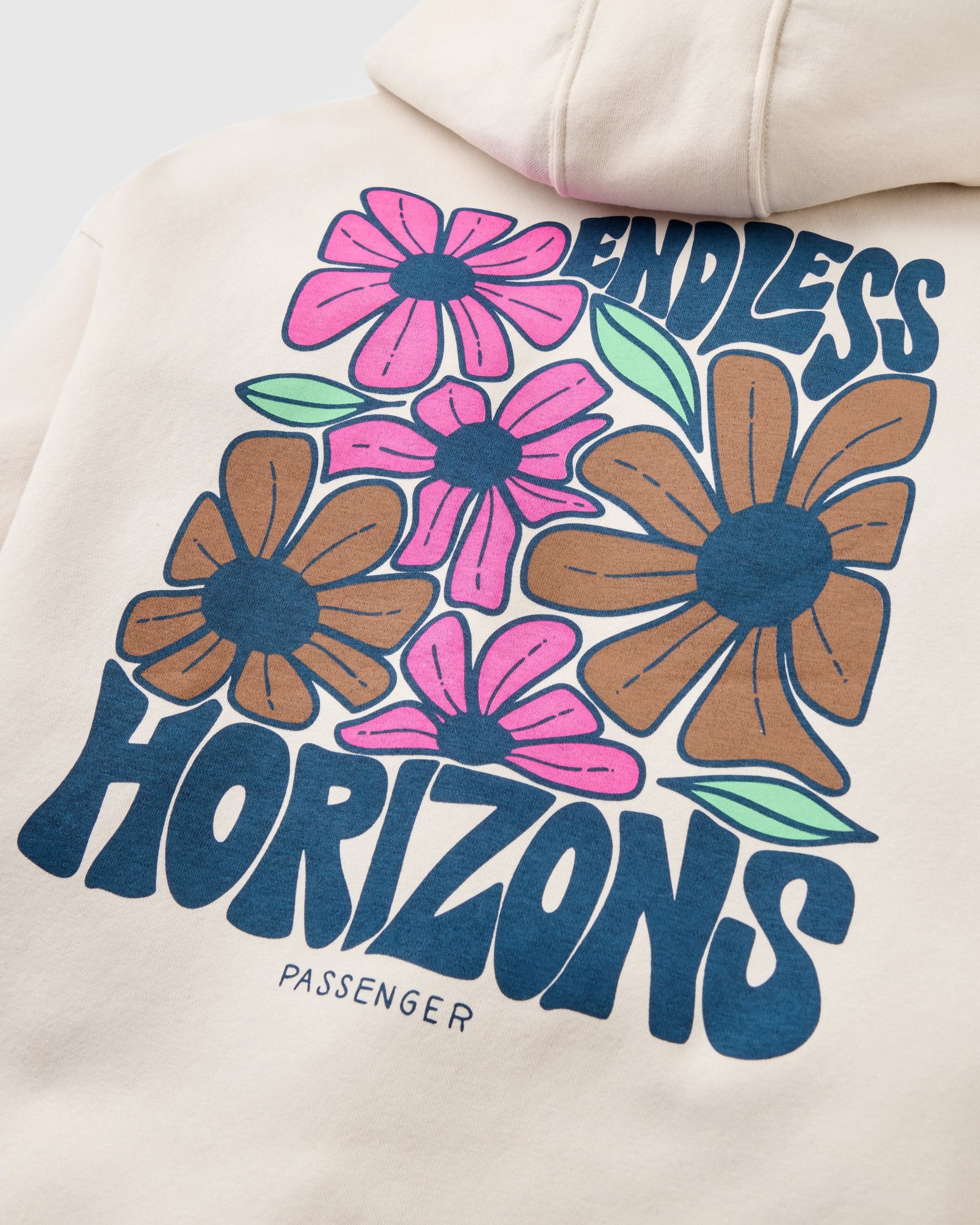 Endless Horizons Hoodie - White Sand - Flatlay