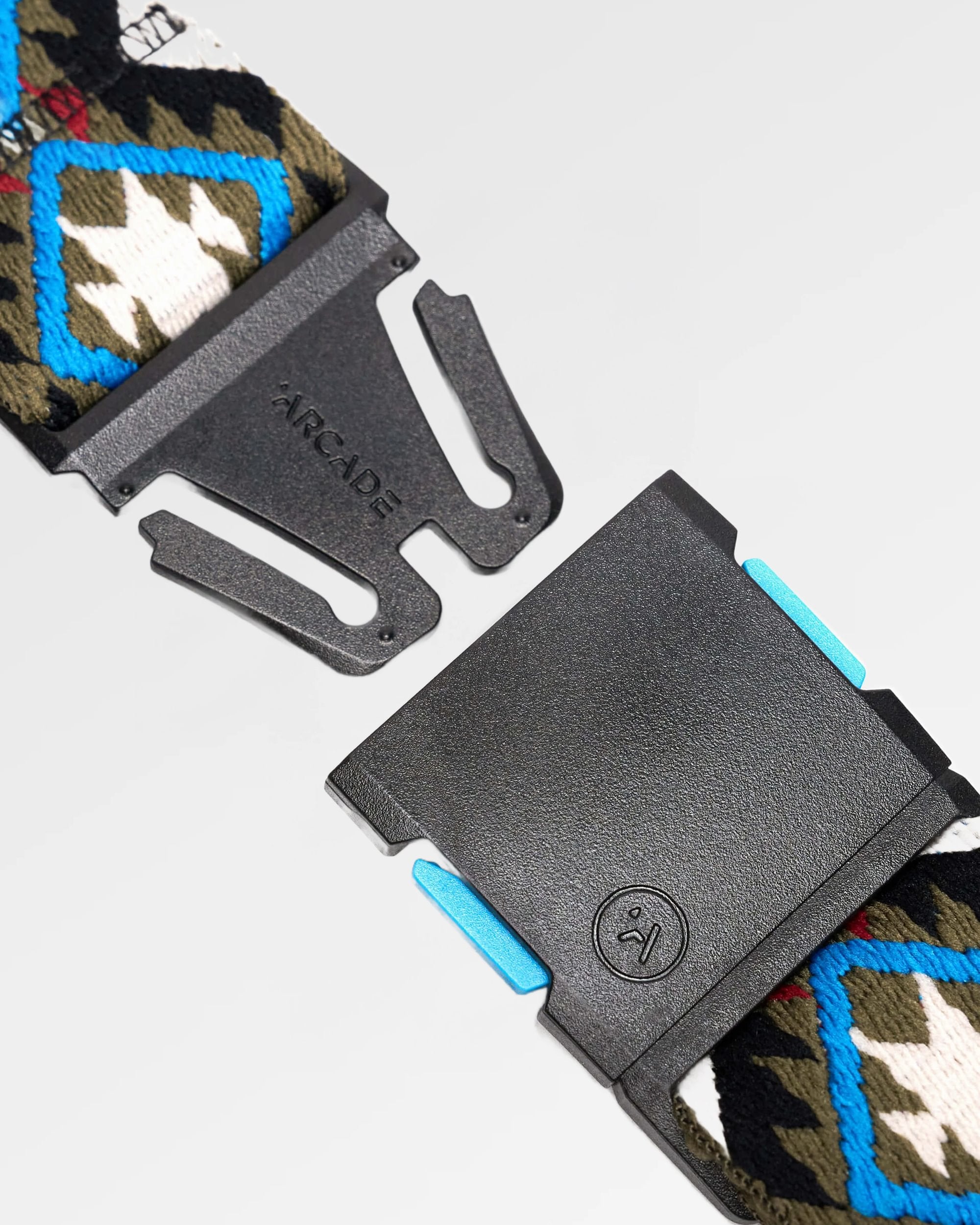 Arcade Belt Twilight - Oat / Turquoise - Flatlay