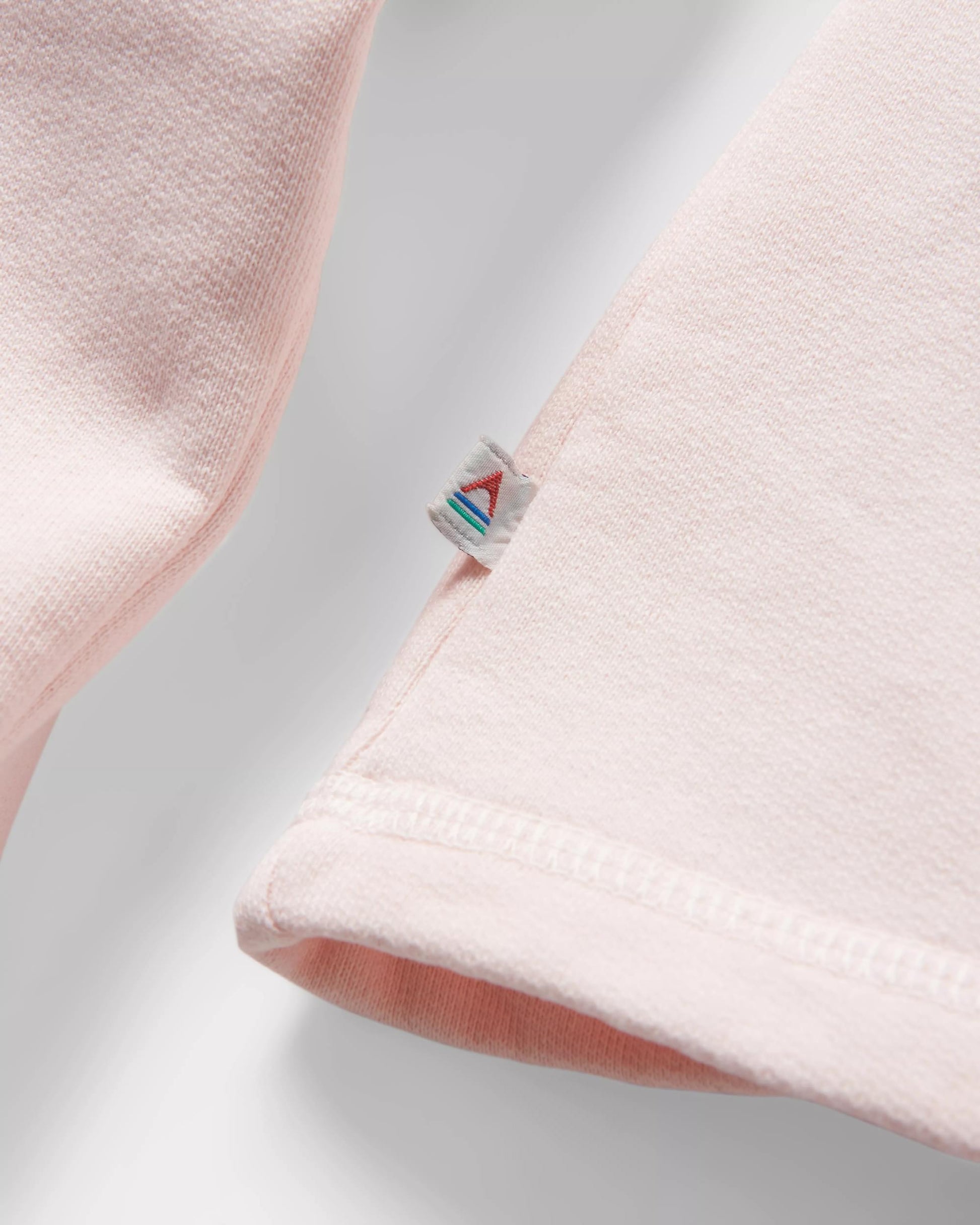 Remote Recycled Cotton Sweatshirt - Barely Pink