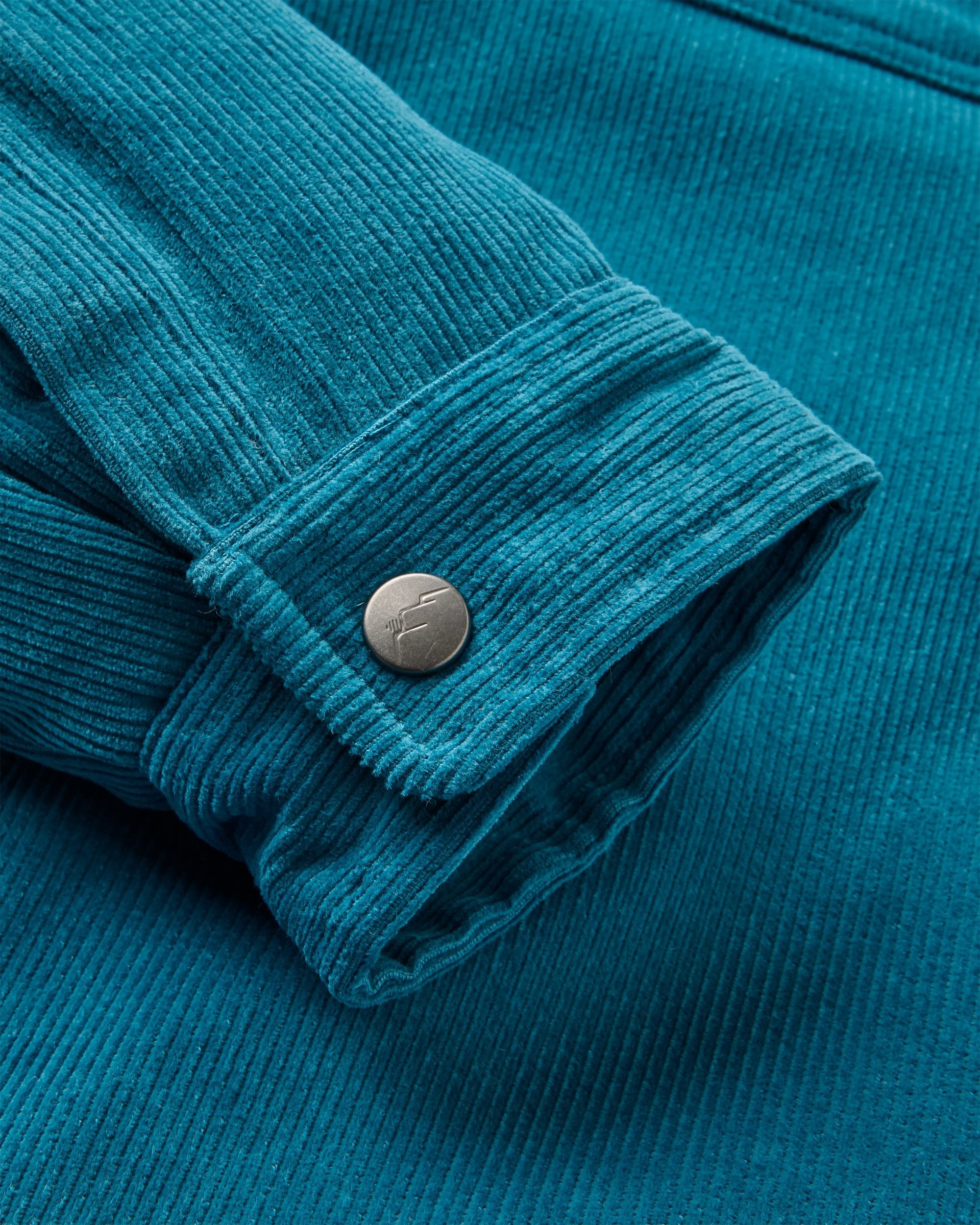 Backcountry Cord Shirt - Tidal Blue - Flatlay