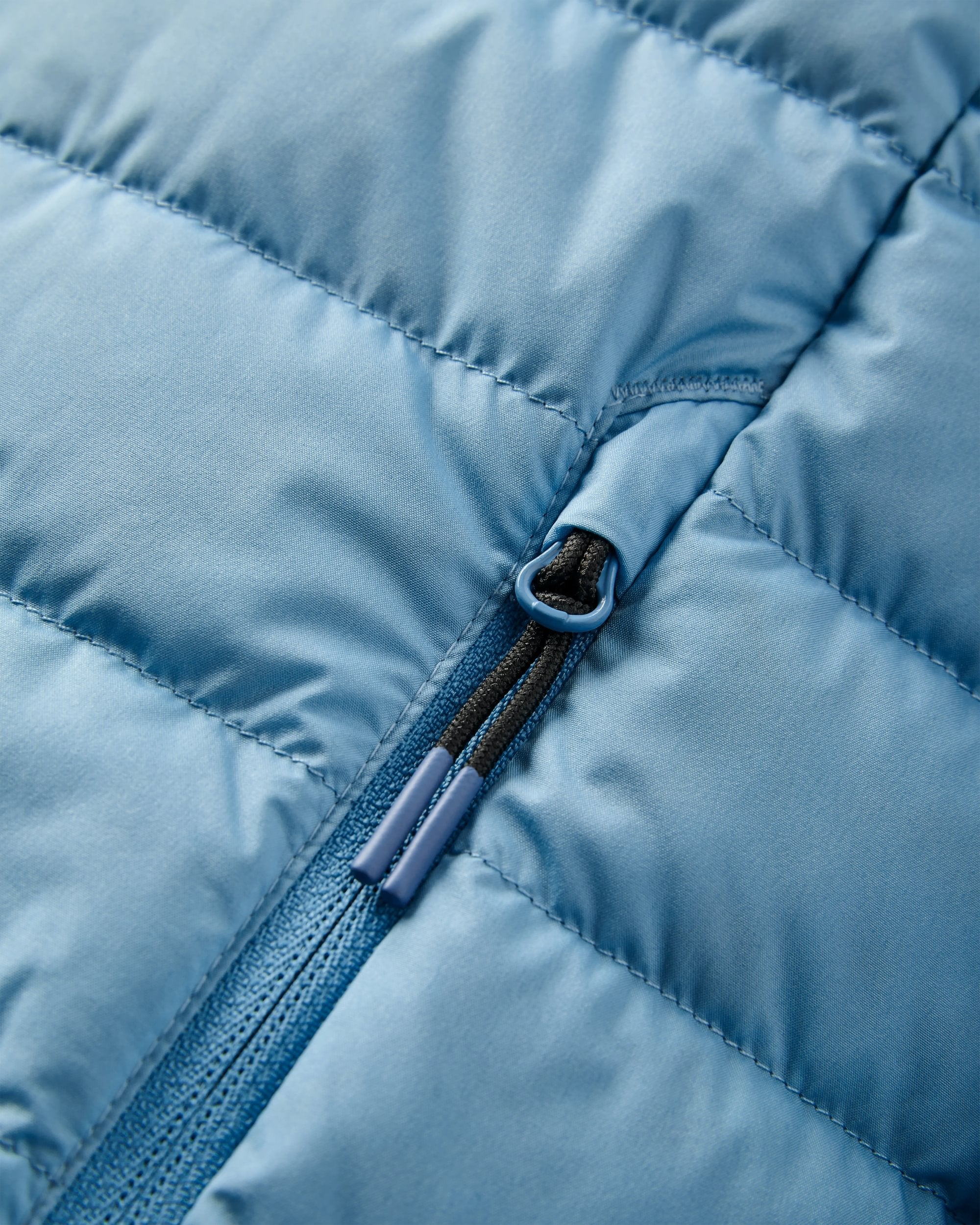 Northstar Down Recycled Jacket - Retro Blue/Tidal Blue - Flatlay