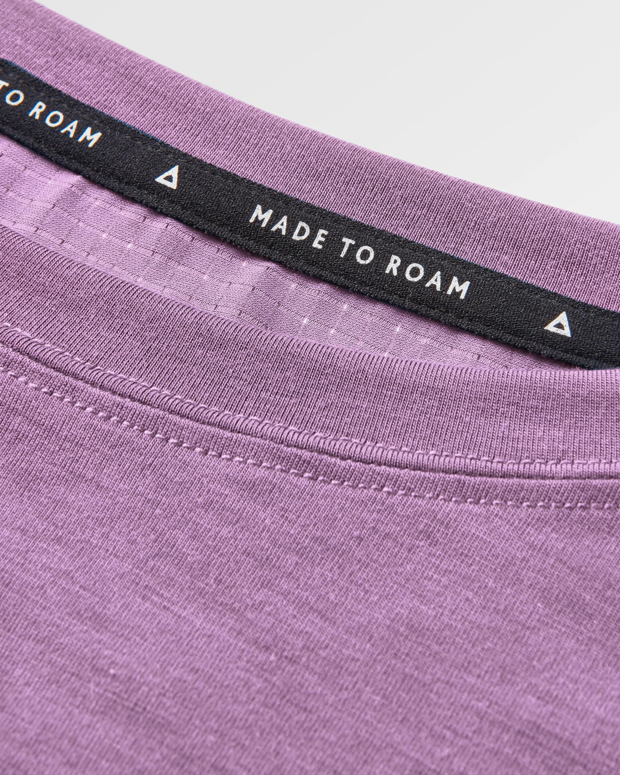 Lotus Recycled Active LS Top - Lilac - Flatlay