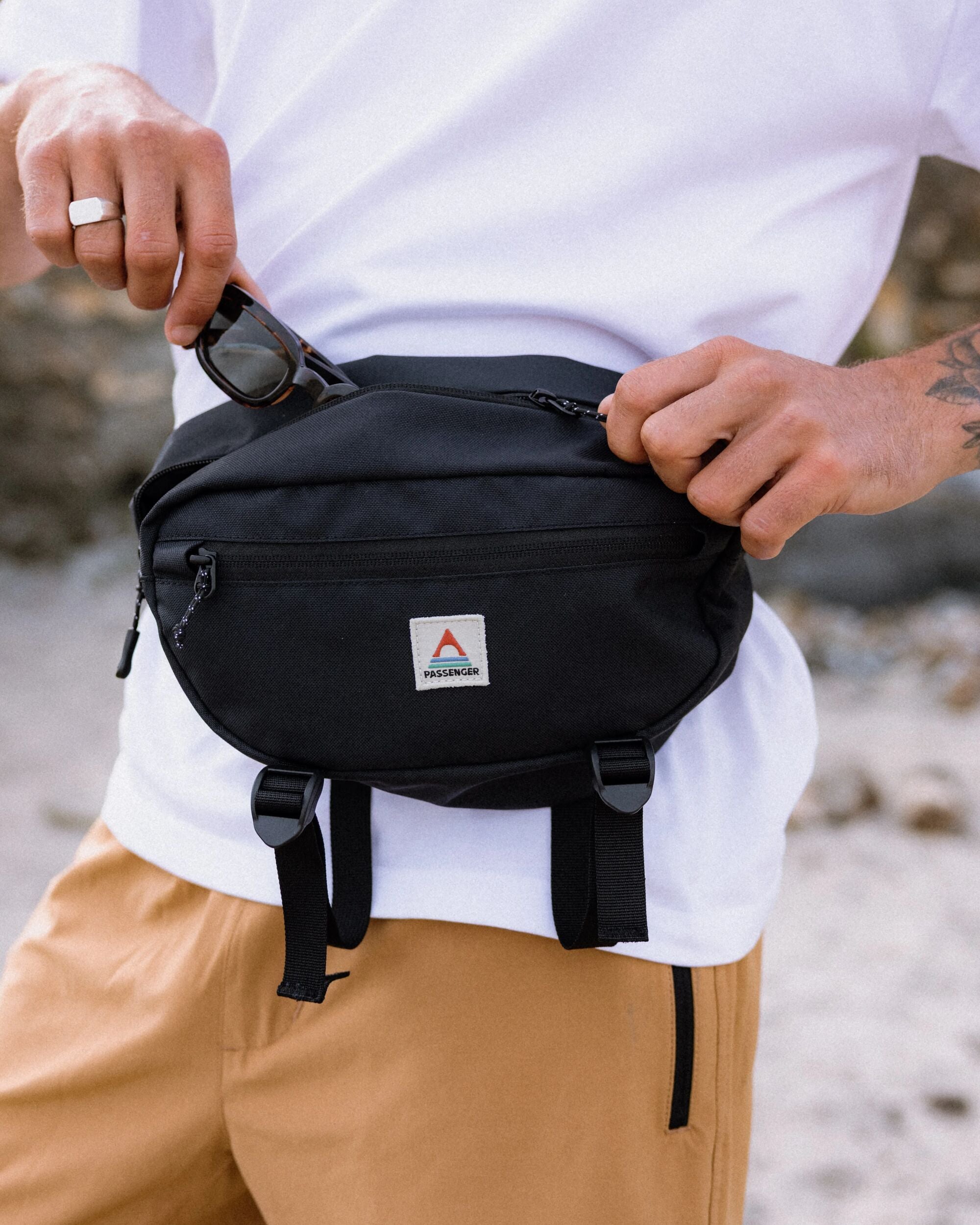 Boondocker Hip Pack - Black - Lifestyle - Male