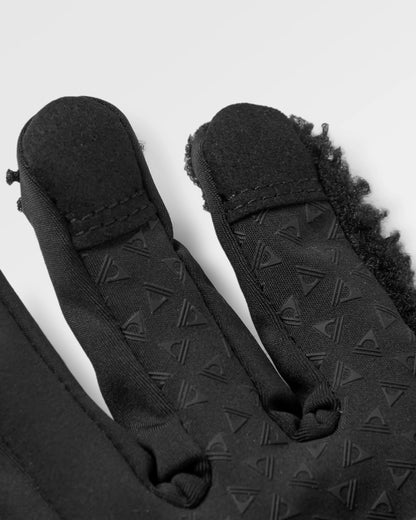 Snowfall 2.0 Recycled Sherpa Gloves - Black - Flatlay